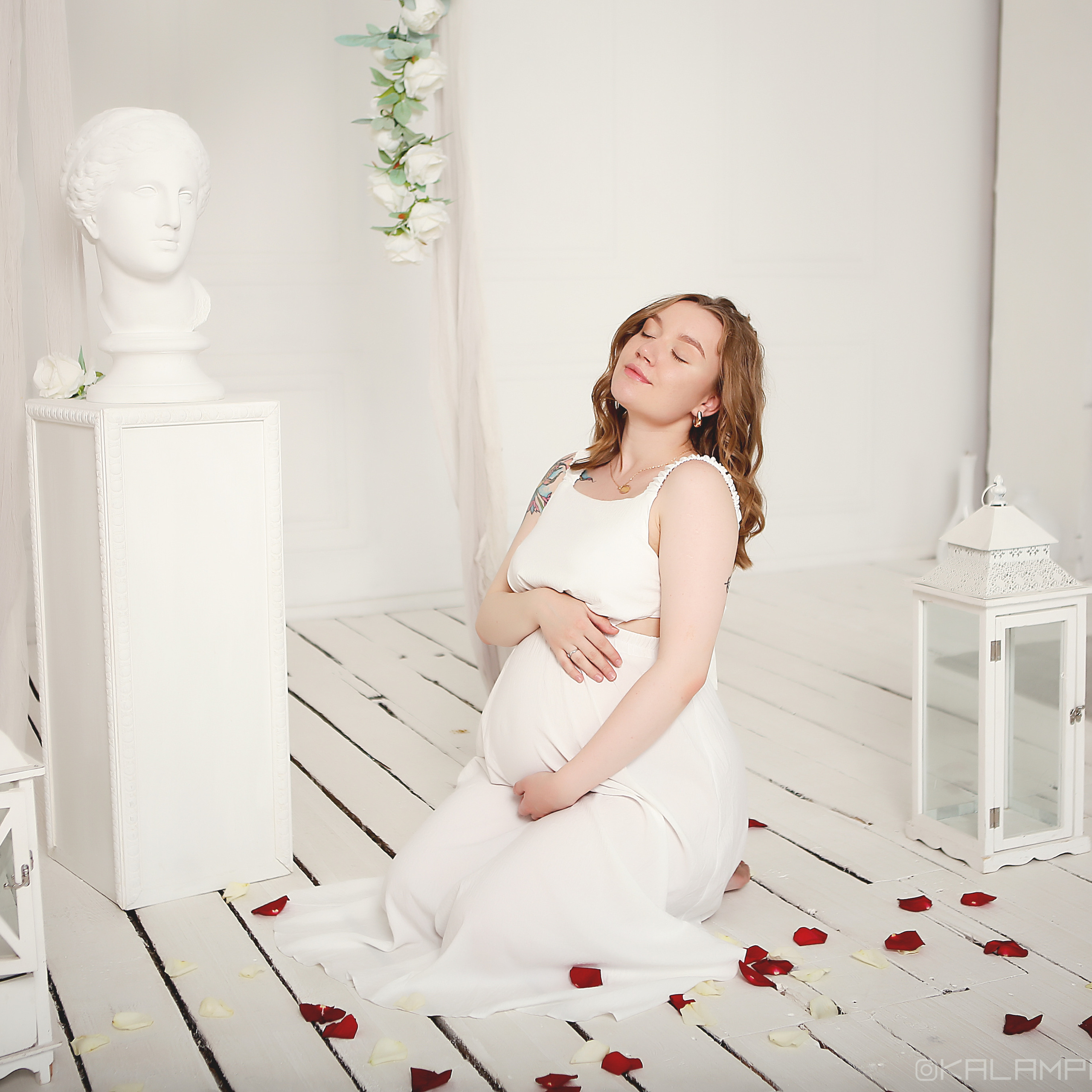 Беремняшка Дарья в побелке (White)