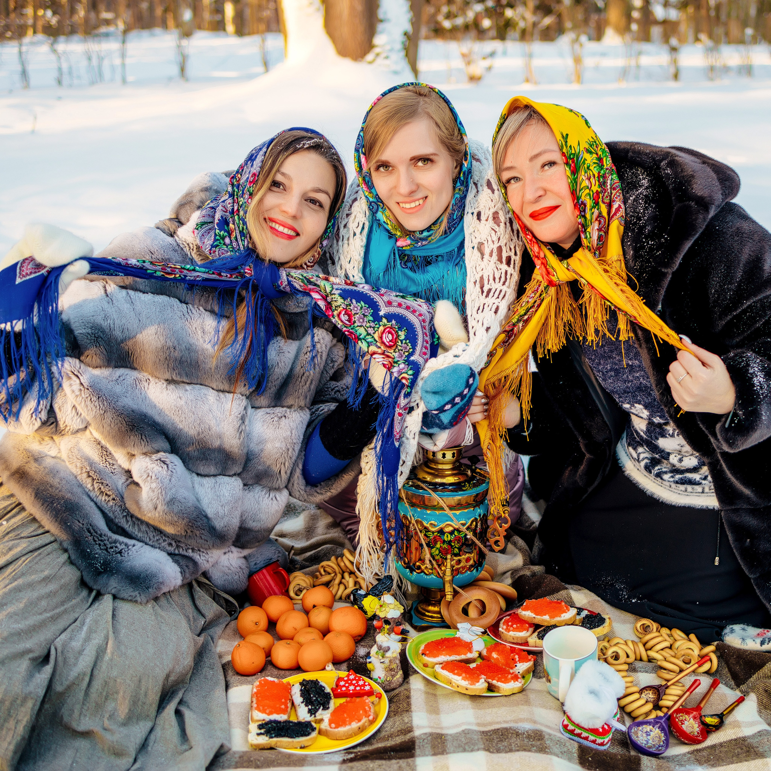 В русском стиле