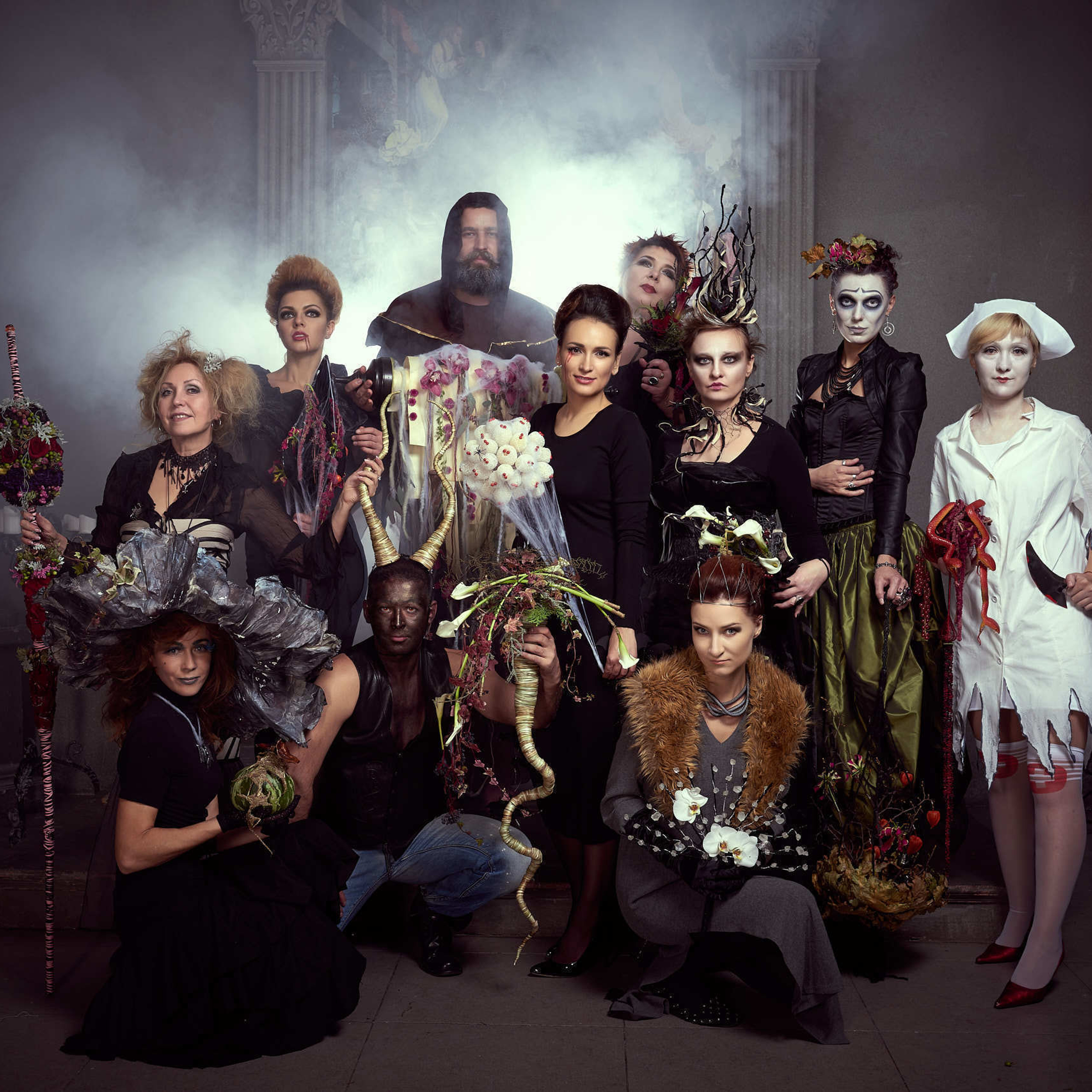 Съемка для флористов Halloween 2015