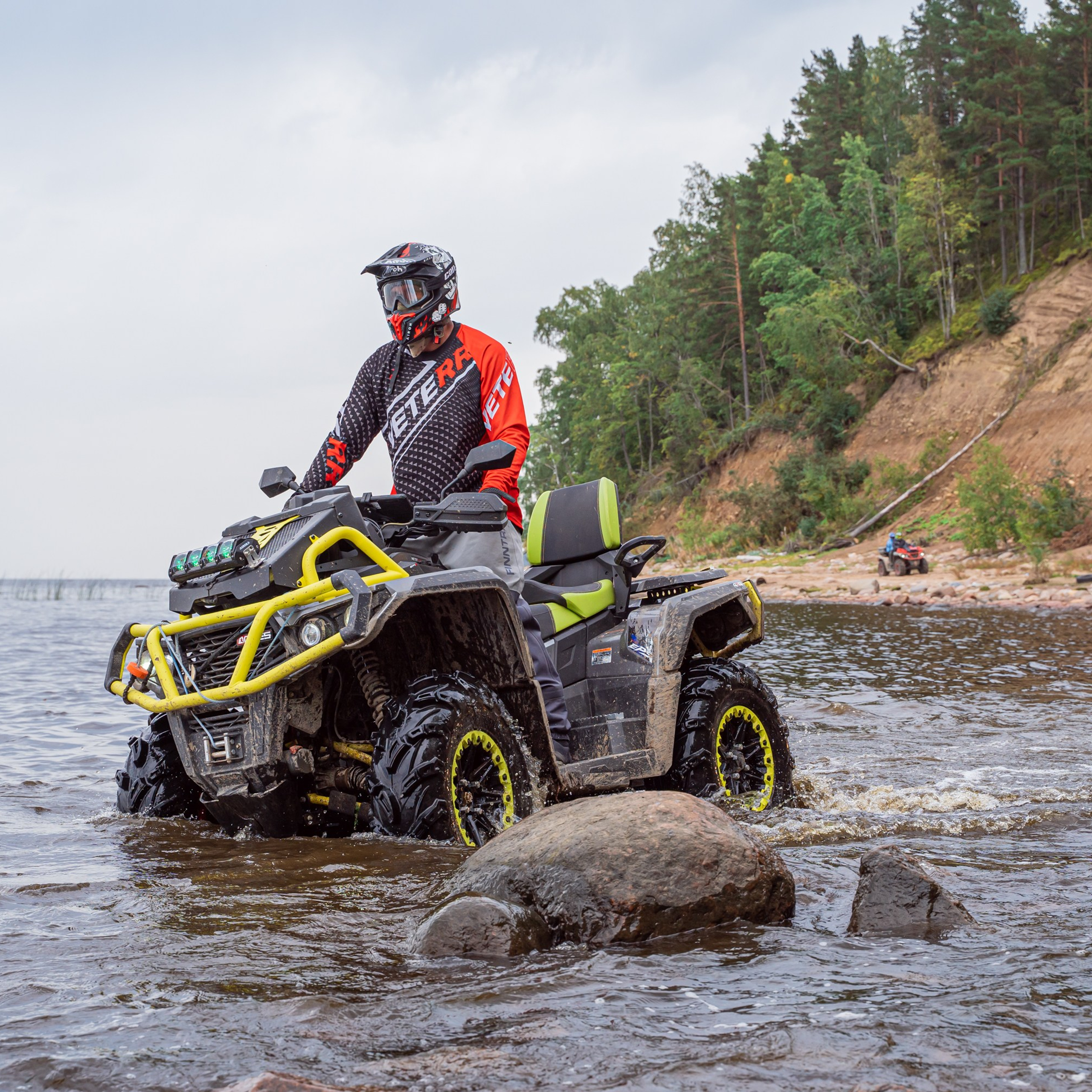 Квадровыезд —спортивный репортаж в Ленинградской области