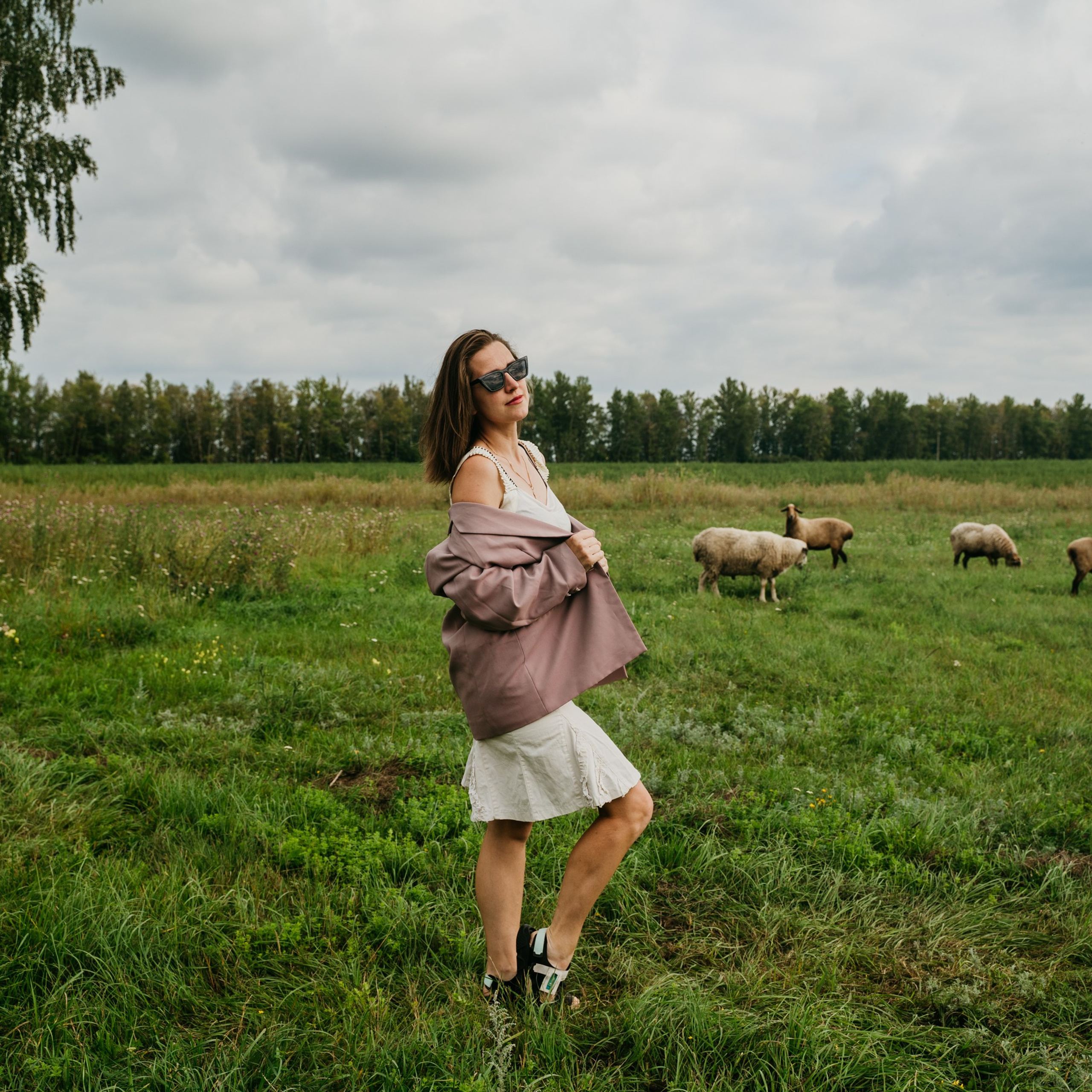 Деревенские мотивы портретной фотографии