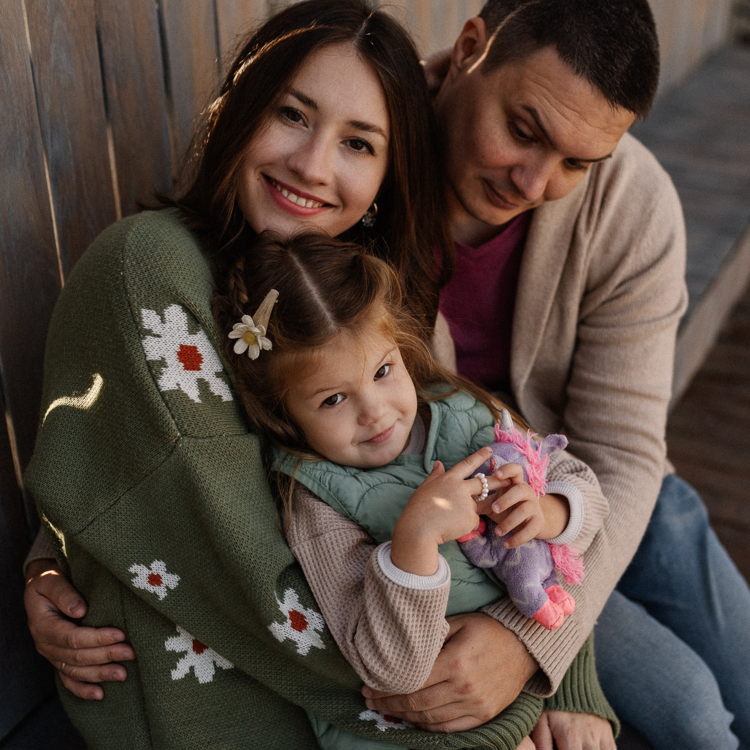 Женёк, Артём и Света в парке
