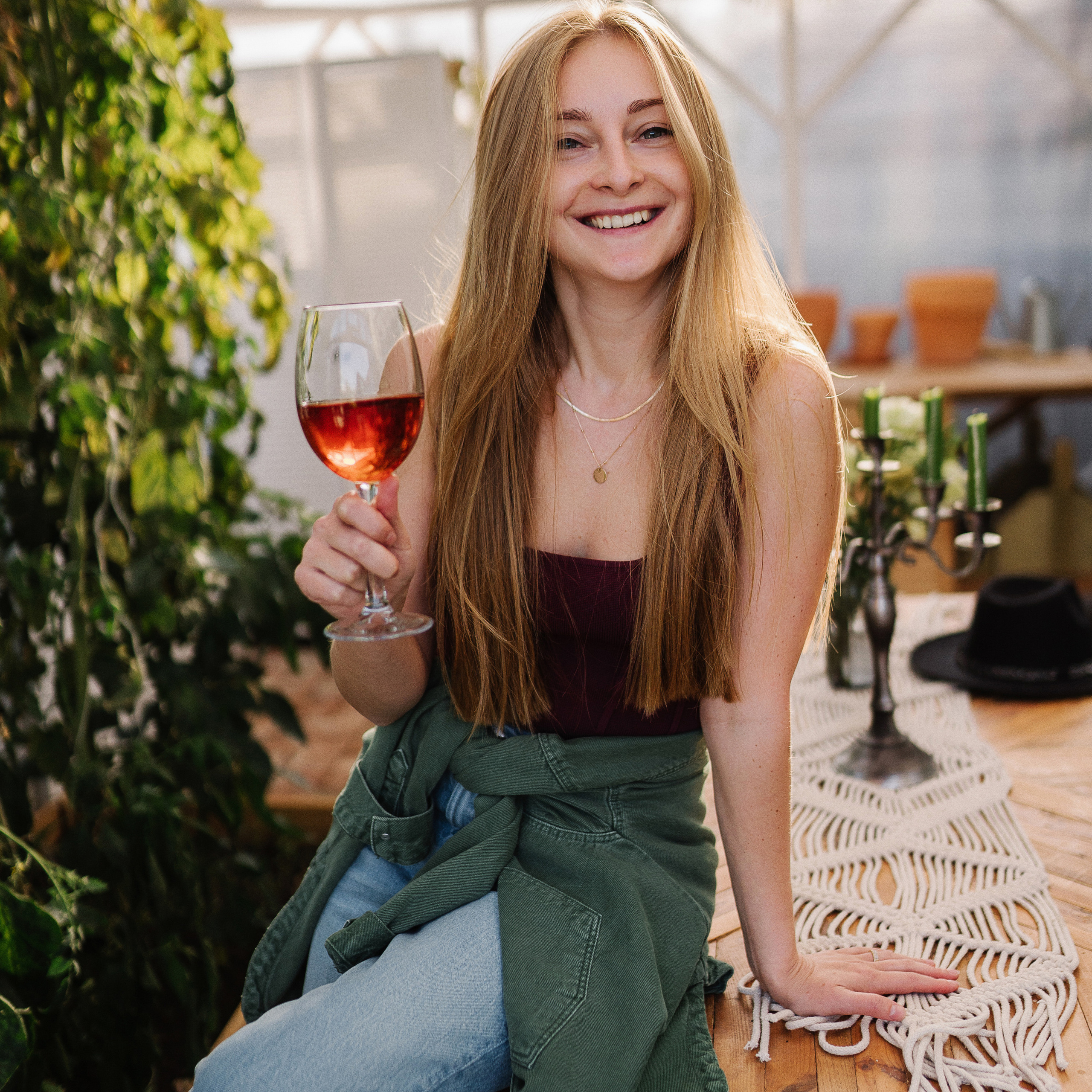 Кристина на даче