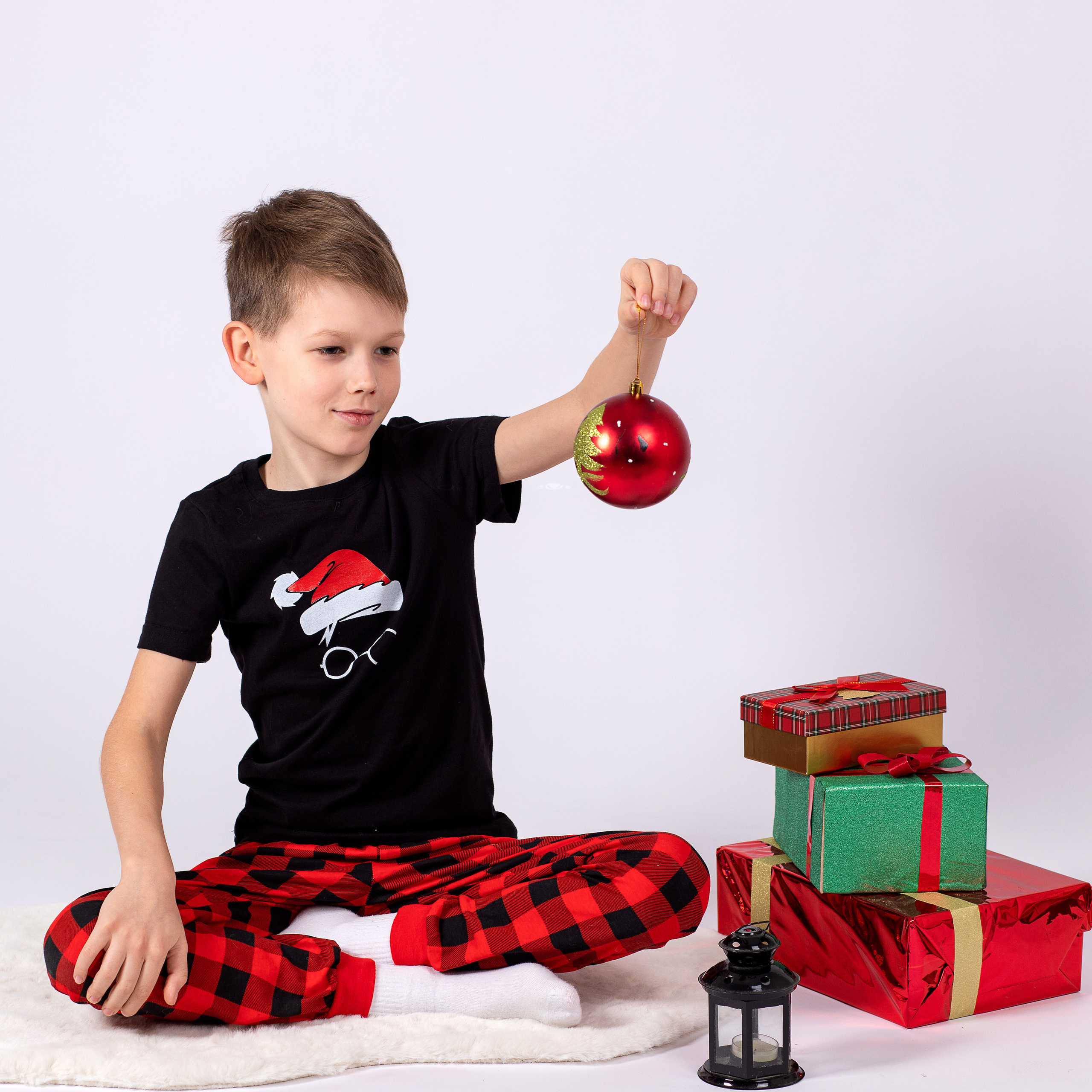 Новогодняя съёмка в студии Мини