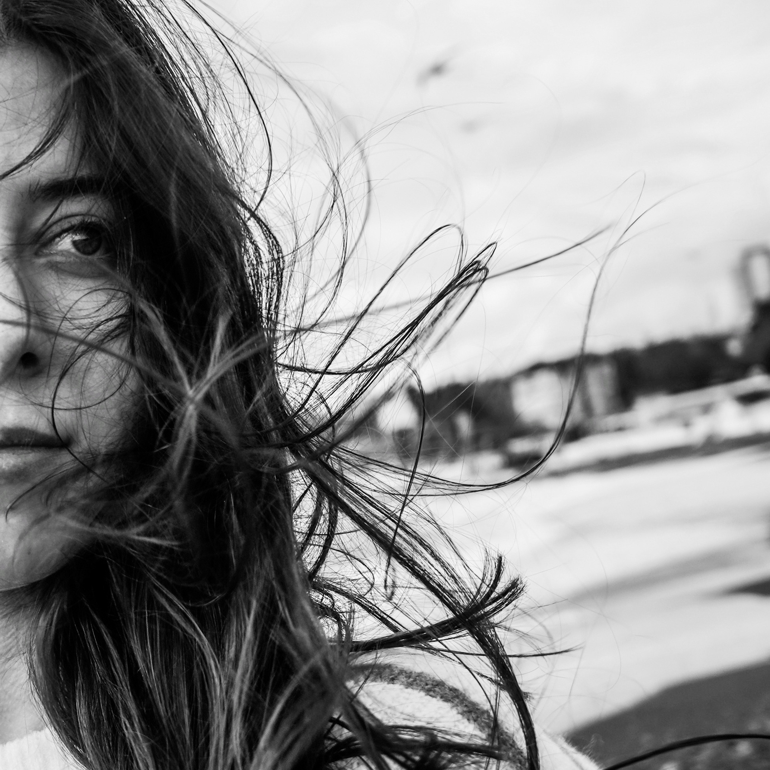 Женский портрет ЧБ