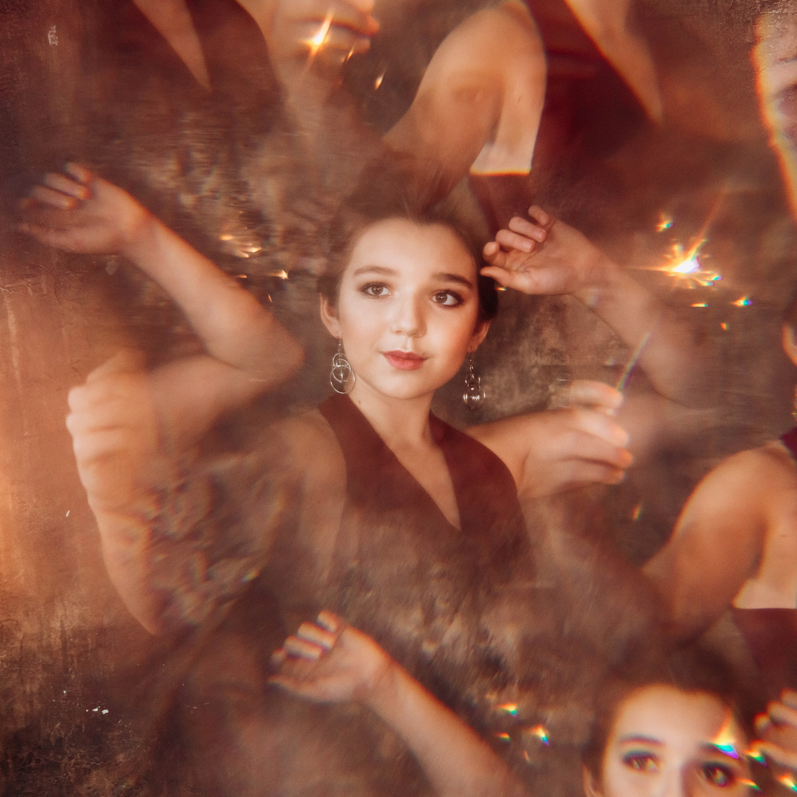 Леночка (новогодняя уютная фотосессия)