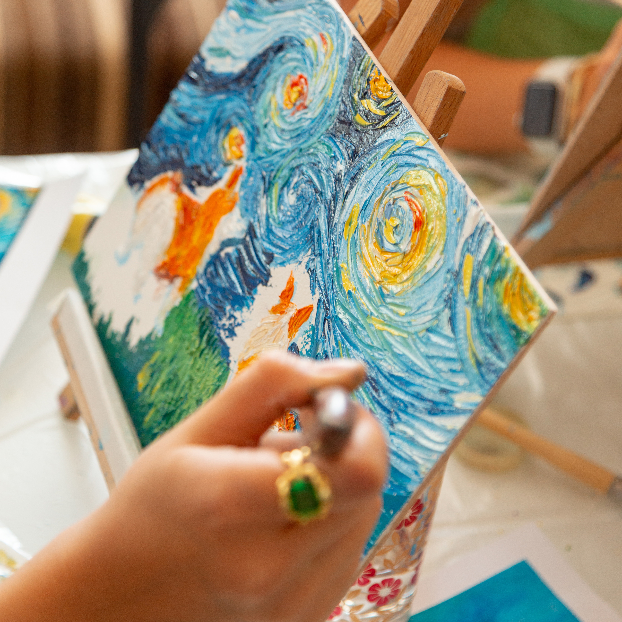 Мастер-класс по&nbsp;живописи