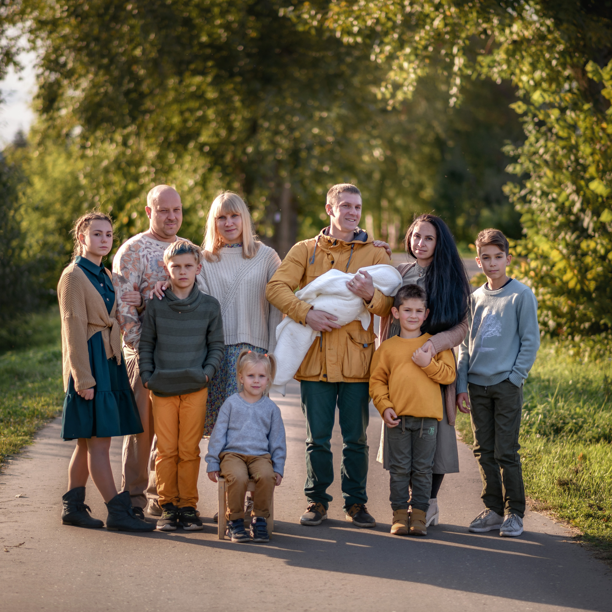 Большая семья Морковкиных