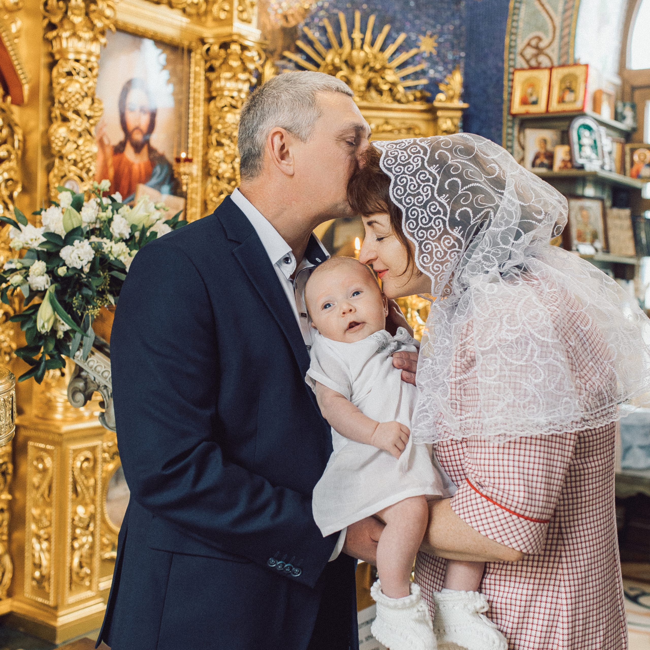 Таинство Крещения в Часовне Серафима Саровского
