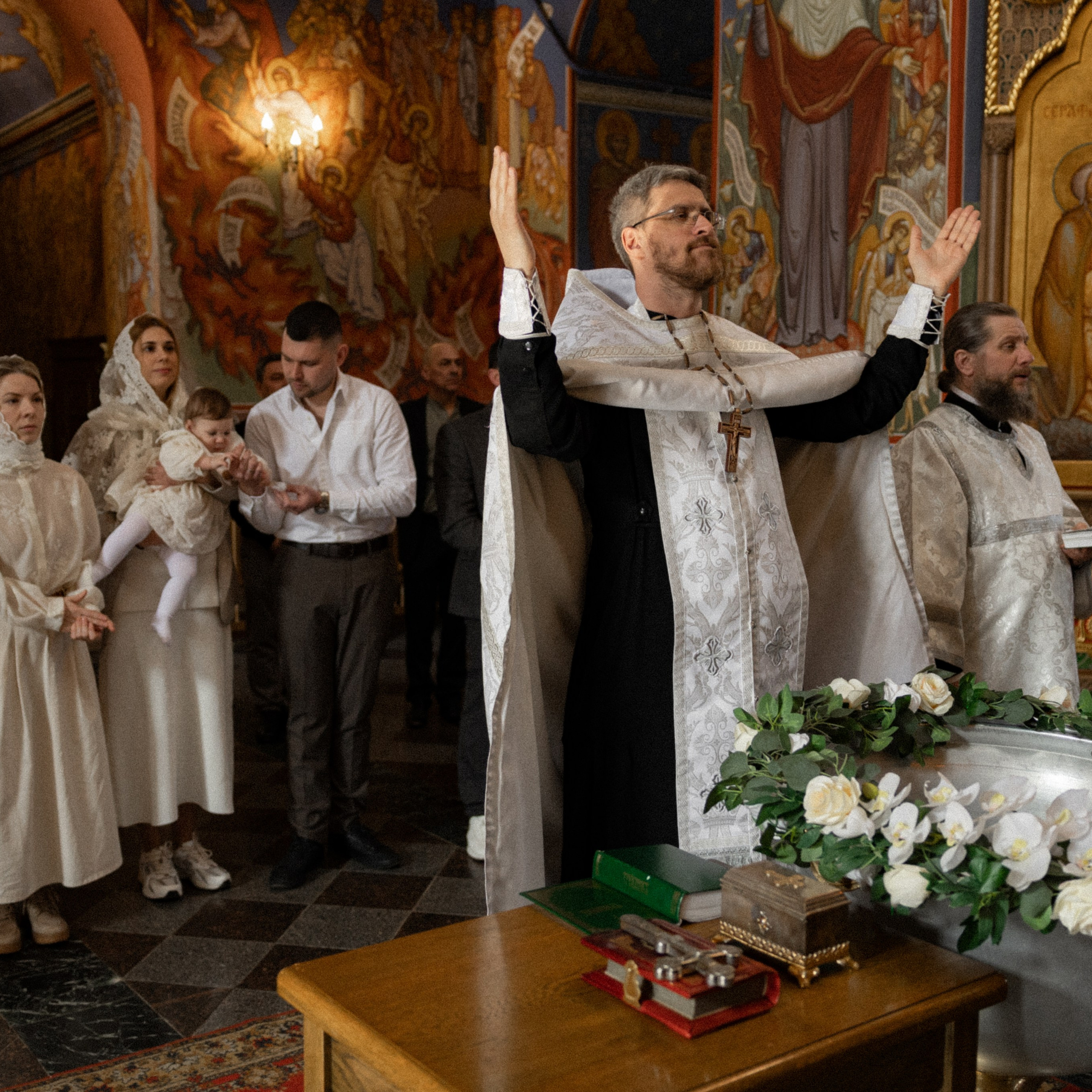 Крещение в&nbsp;Церкви Сергия Радонежского в&nbsp;Алмазово