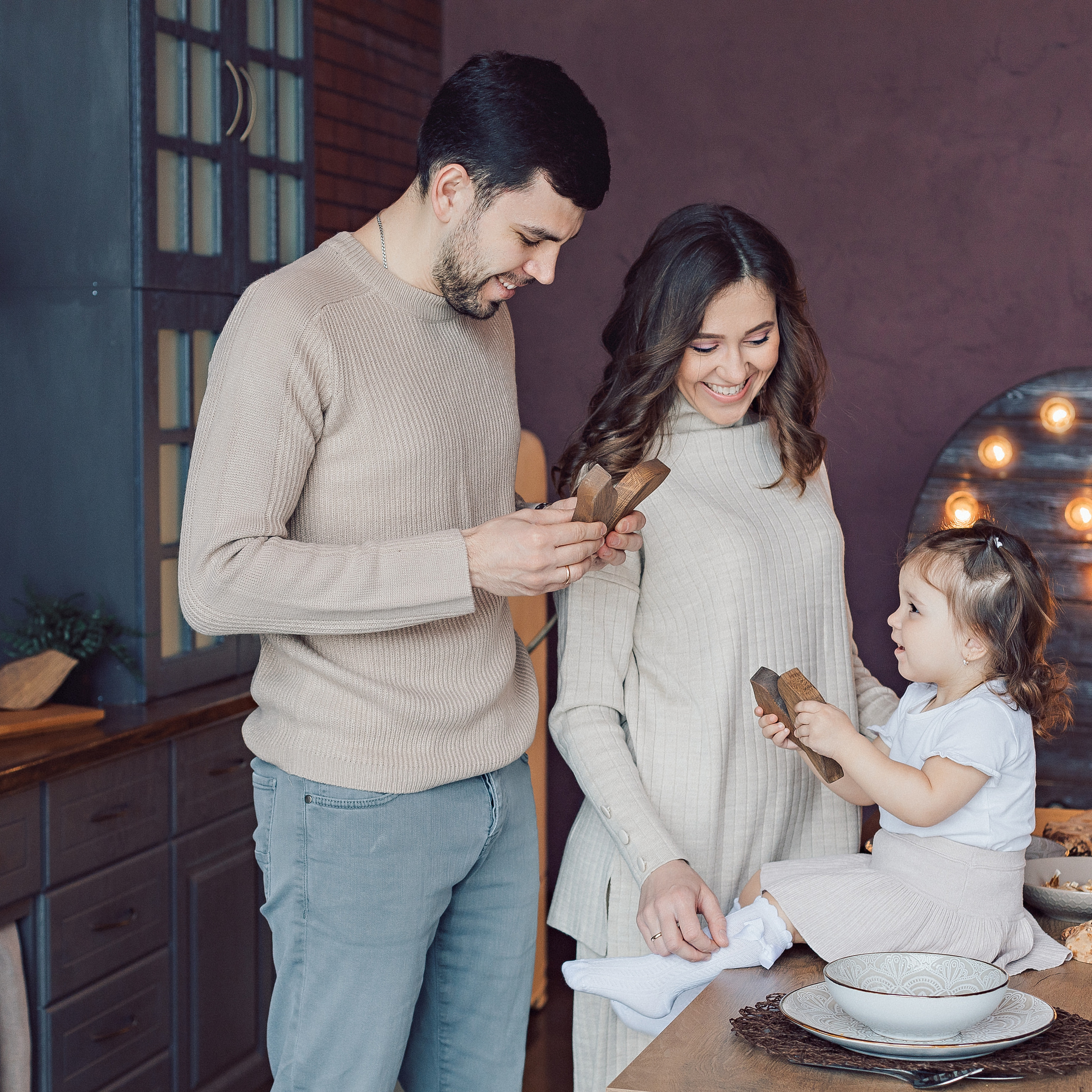 Дарья, Александр и София