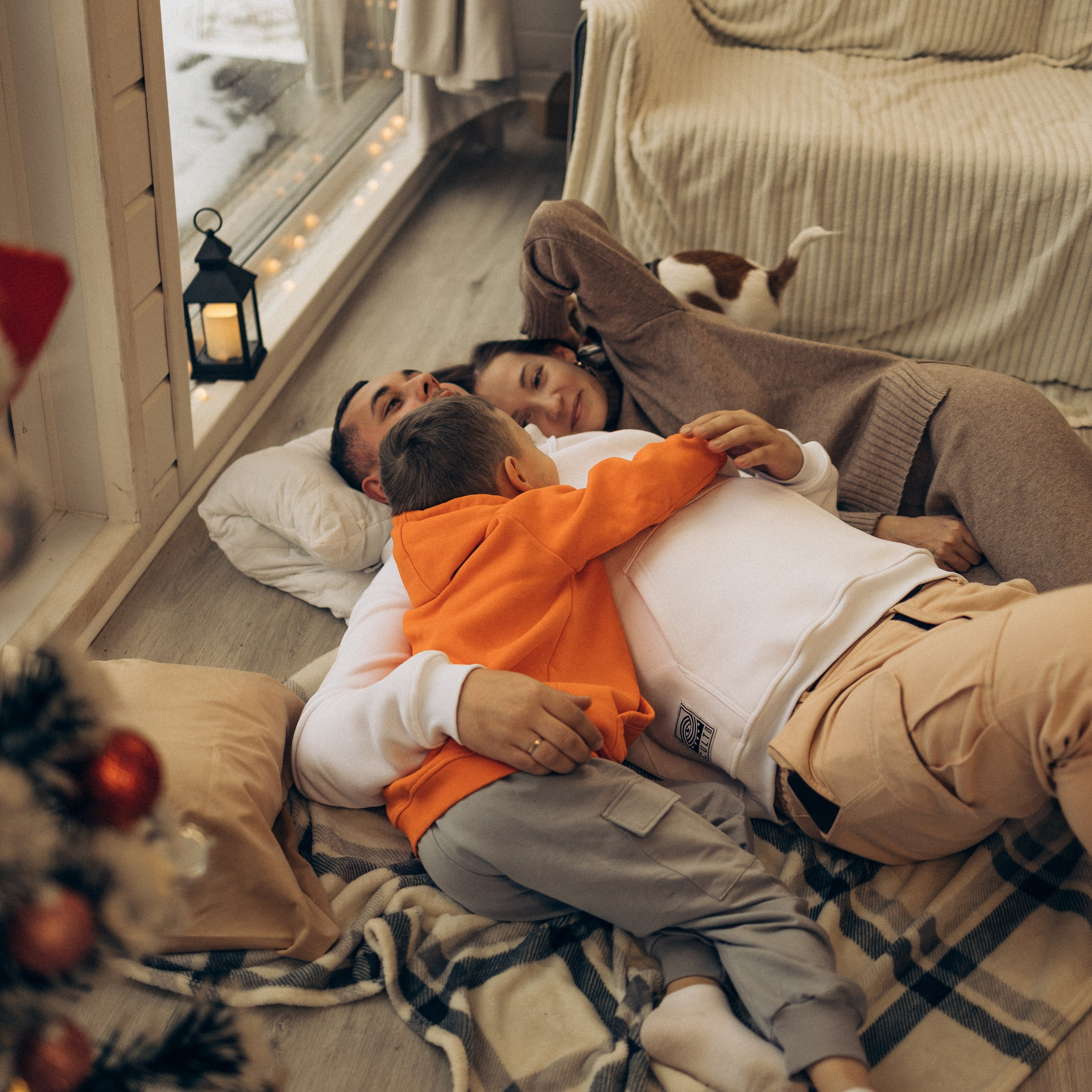 Новогодняя домашняя фотосессия