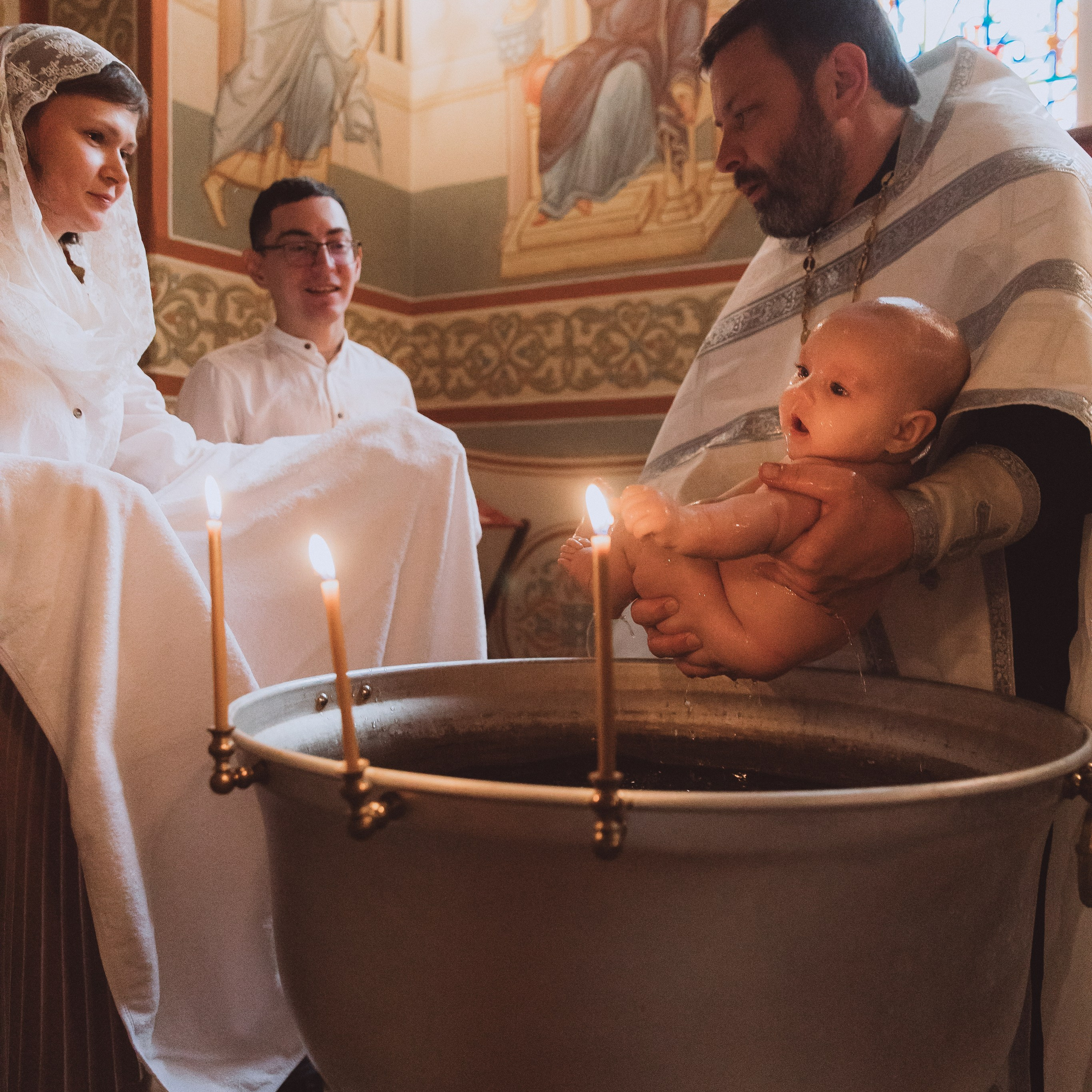Таинство Крещения Николь в Гефсиманском Черниговском ските