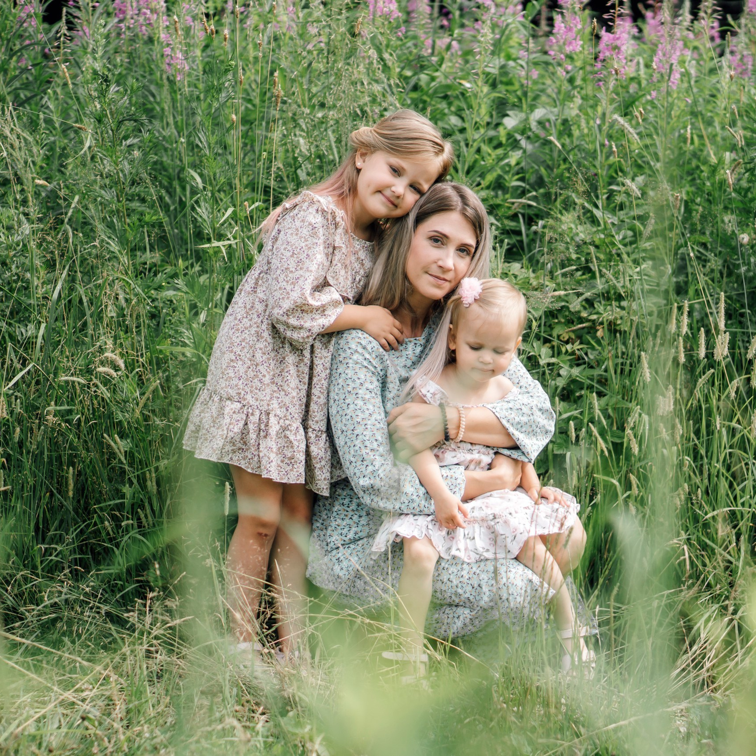 Семейная фотоссесия на природе