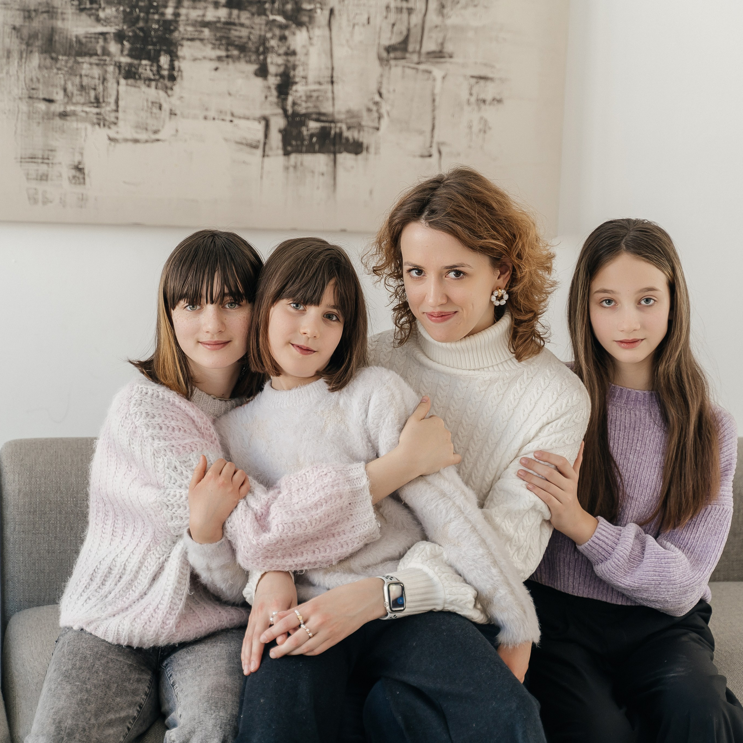 Семейная фотосессия в фотостудии