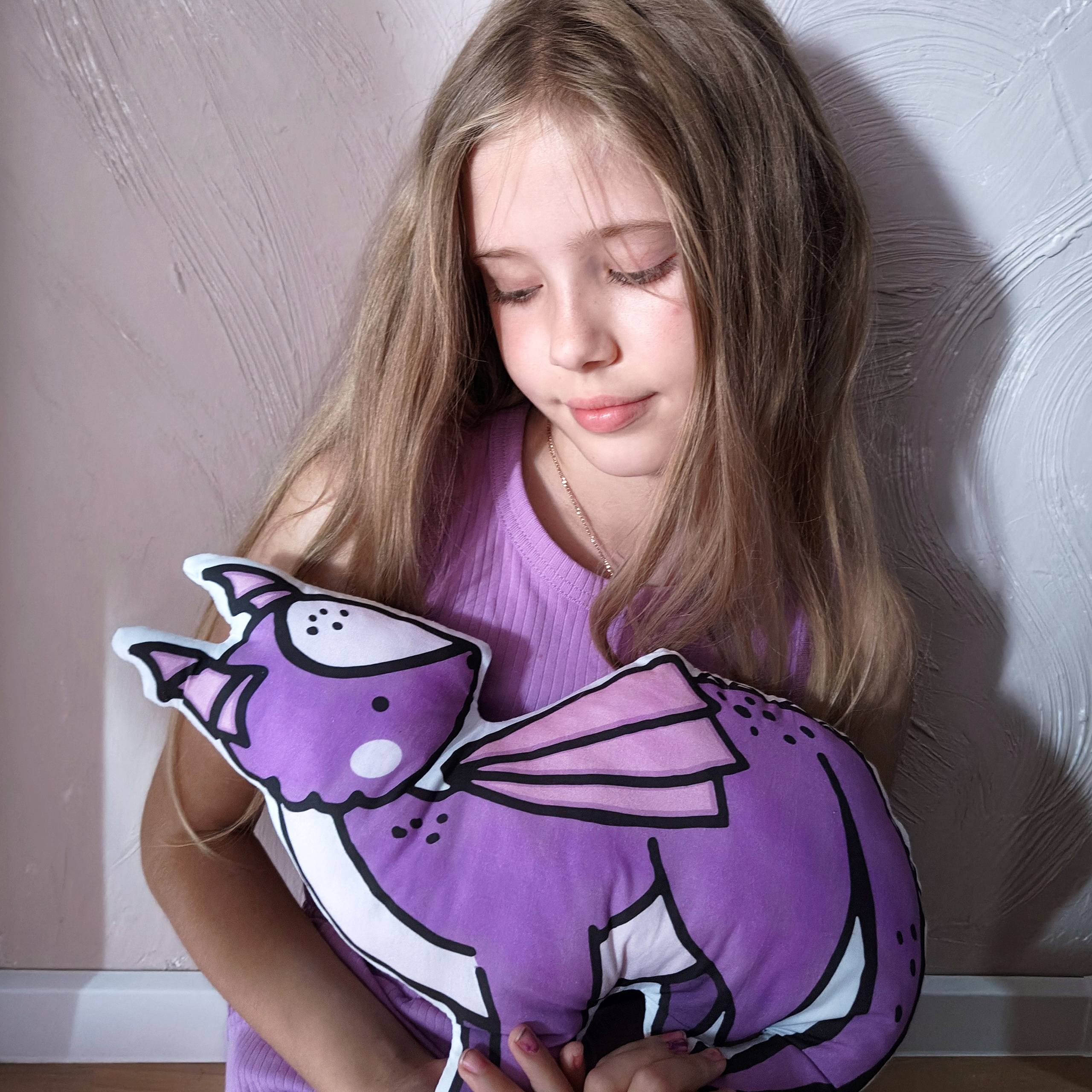 Декоративная подушка «Дракончик» 1 шт. Роспись стен и декор в детских комнатах Москва и Подмосковье