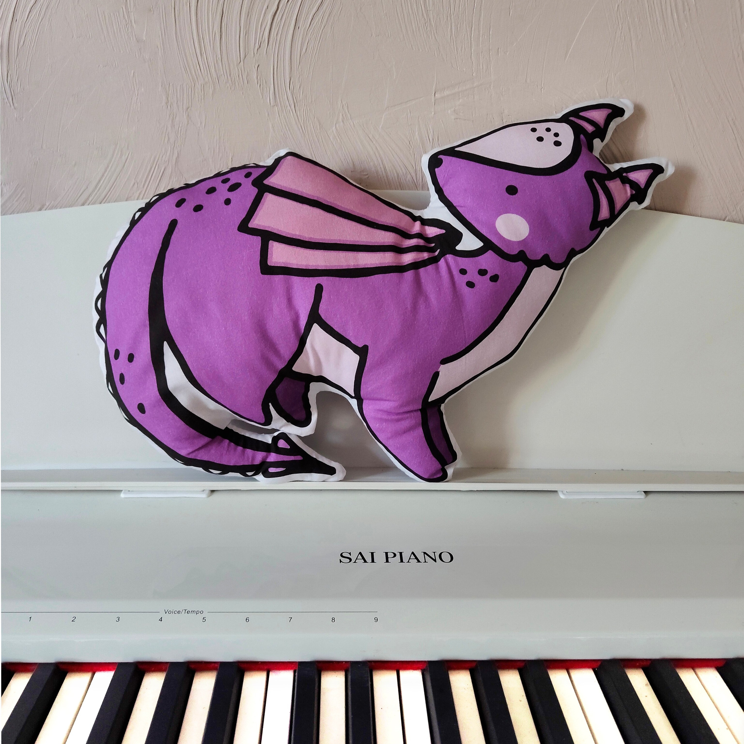 Декоративная подушка «Дракончик» 1 шт. Роспись стен и декор в детских комнатах Москва и Подмосковье