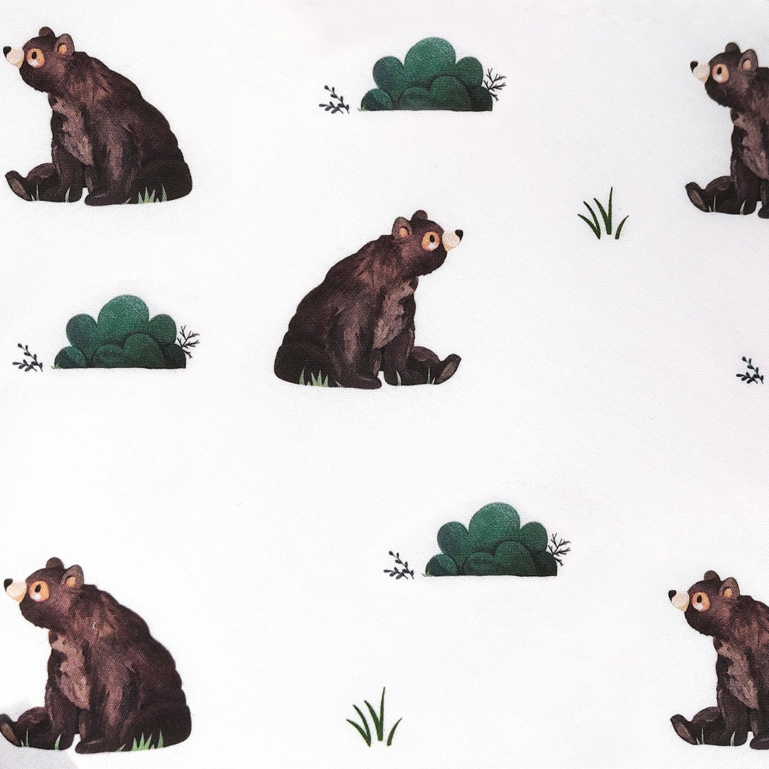 Принт «Мишки» супер-хлопок. 1 м ткани. Роспись стен и декор в детских комнатах Москва и Подмосковье