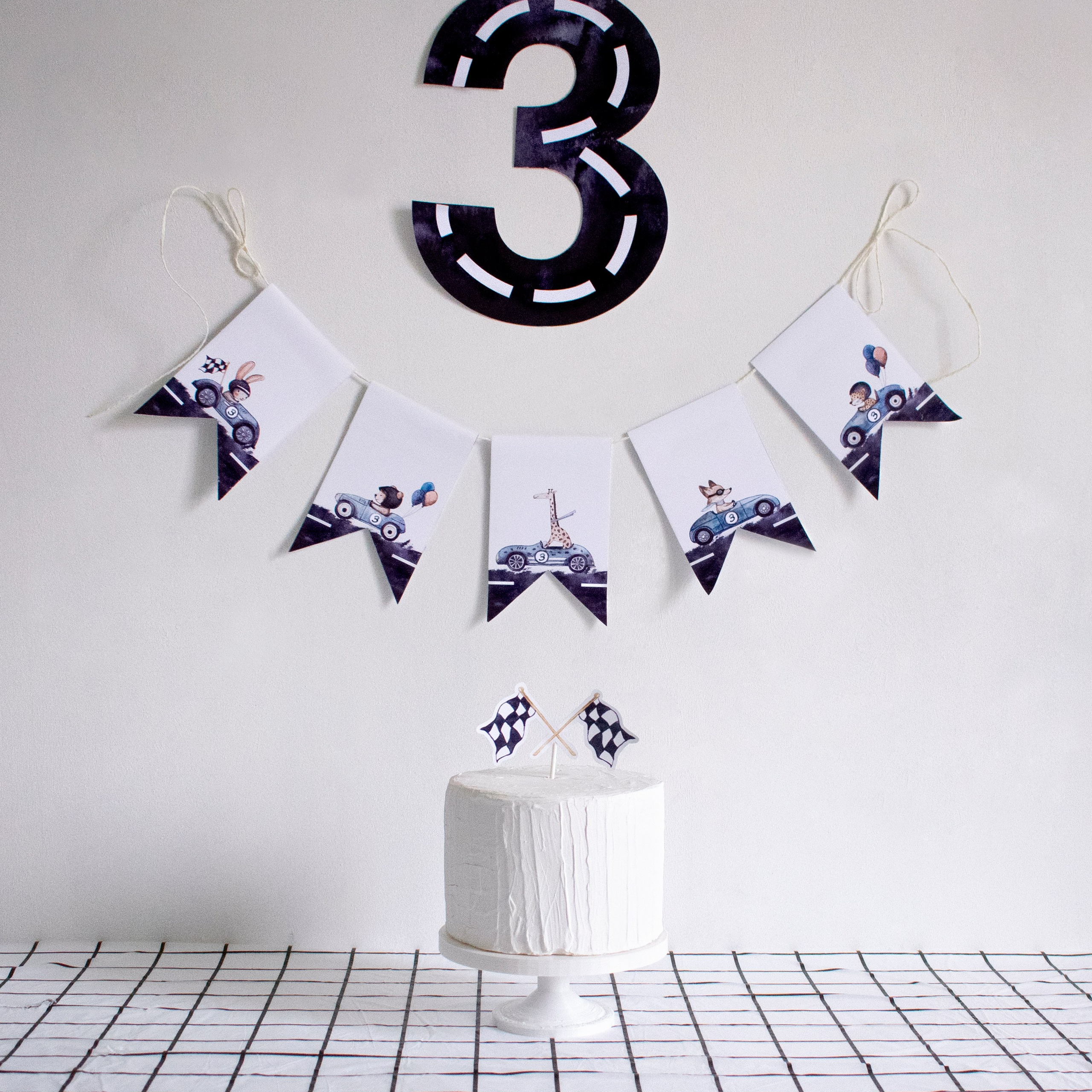 Набор для праздника «Зверогонки». Роспись стен и декор в детских комнатах Москва и Подмосковье