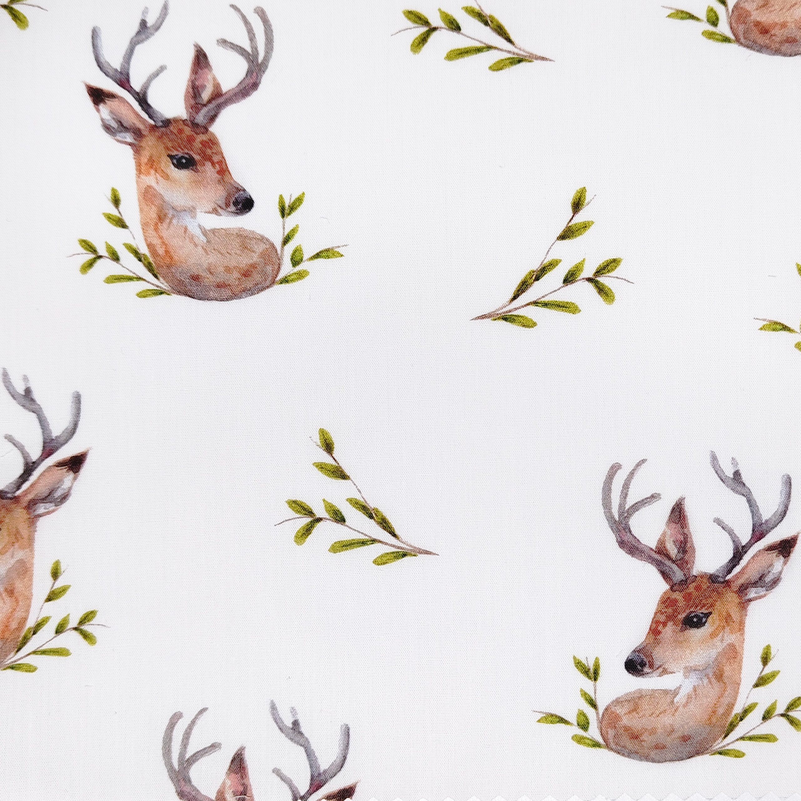 Принт «Олень» супер-хлопок. 1 м ткани. Роспись стен и декор в детских комнатах Москва и Подмосковье