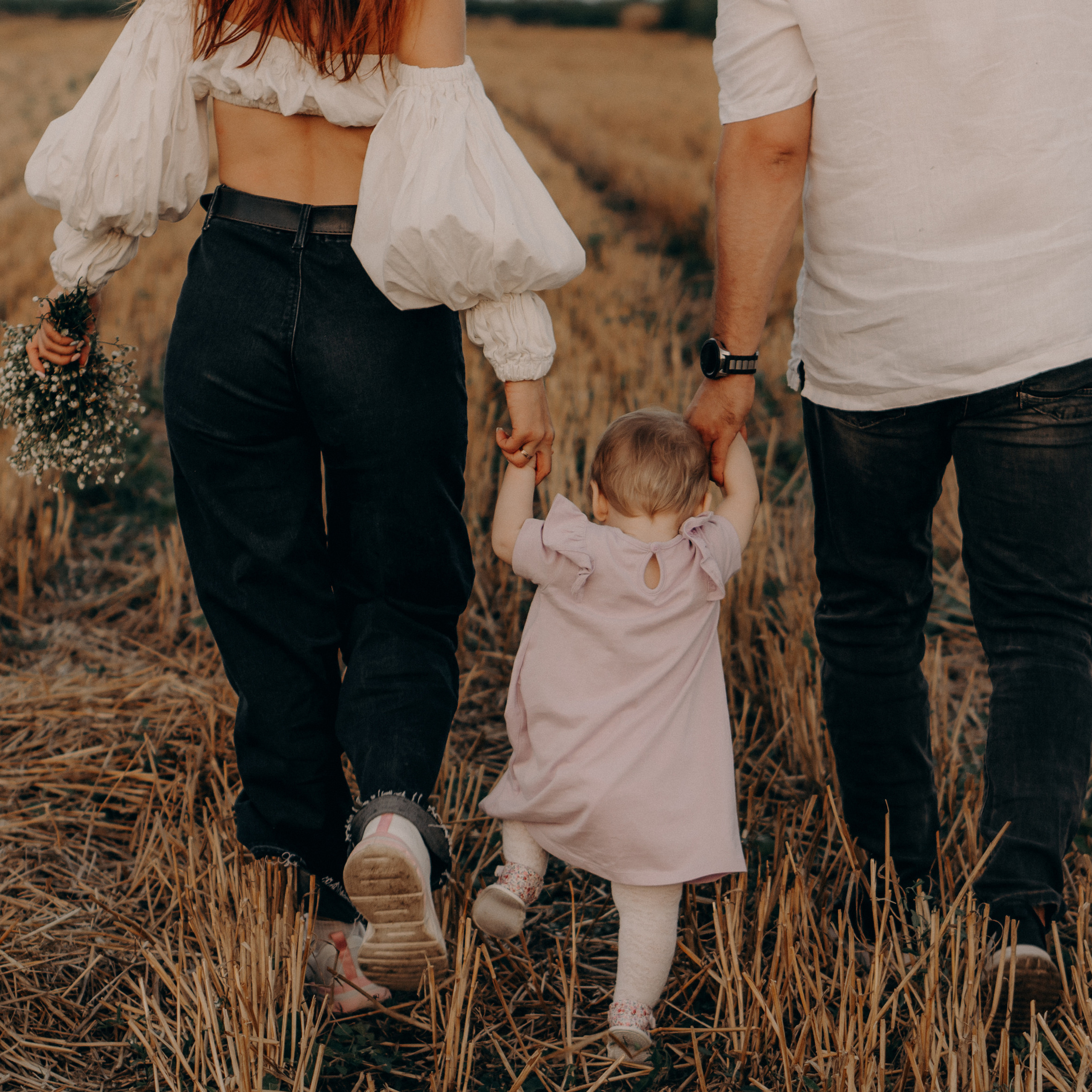 Олег, Мария и маленькая Женечка