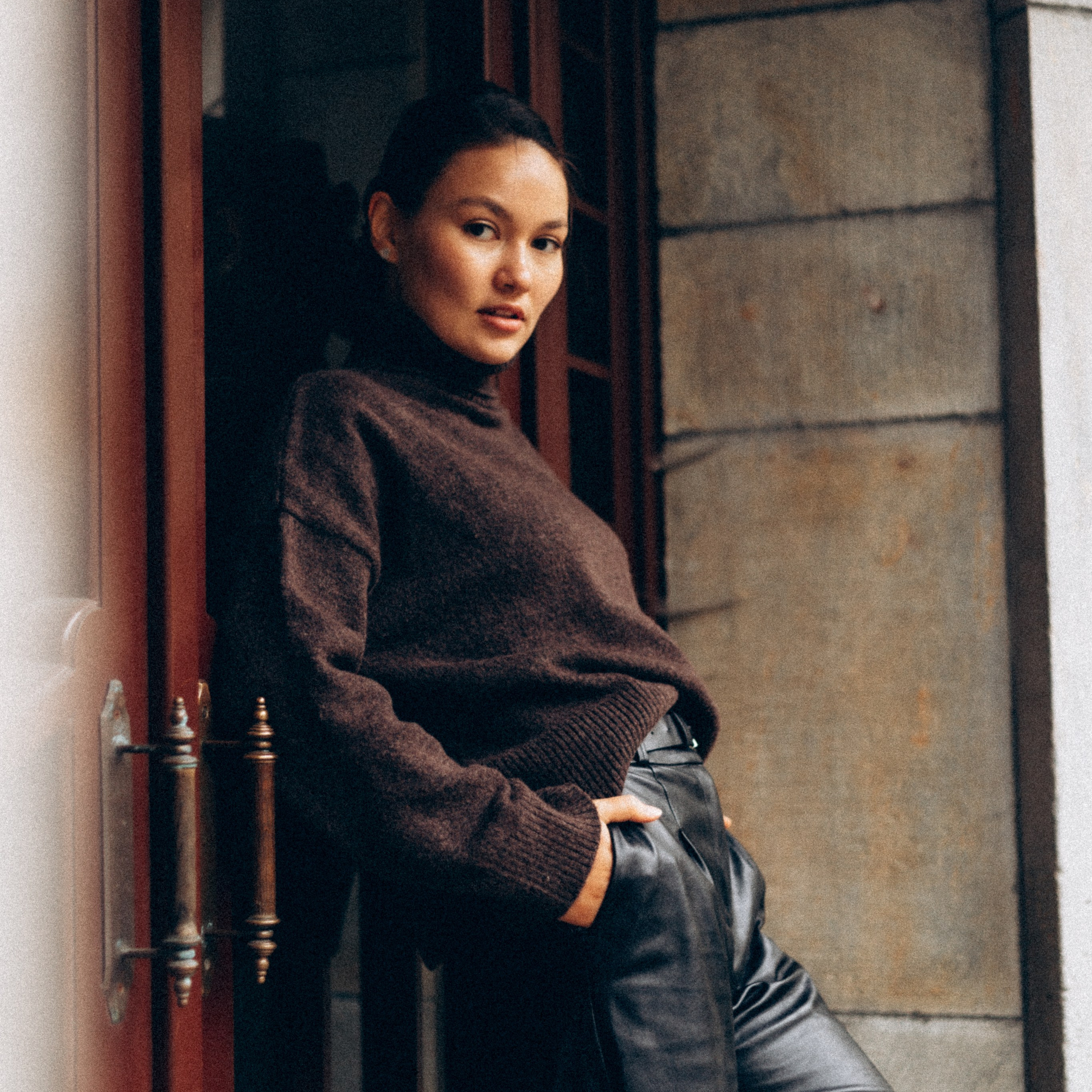 Аня осенняя прогулка