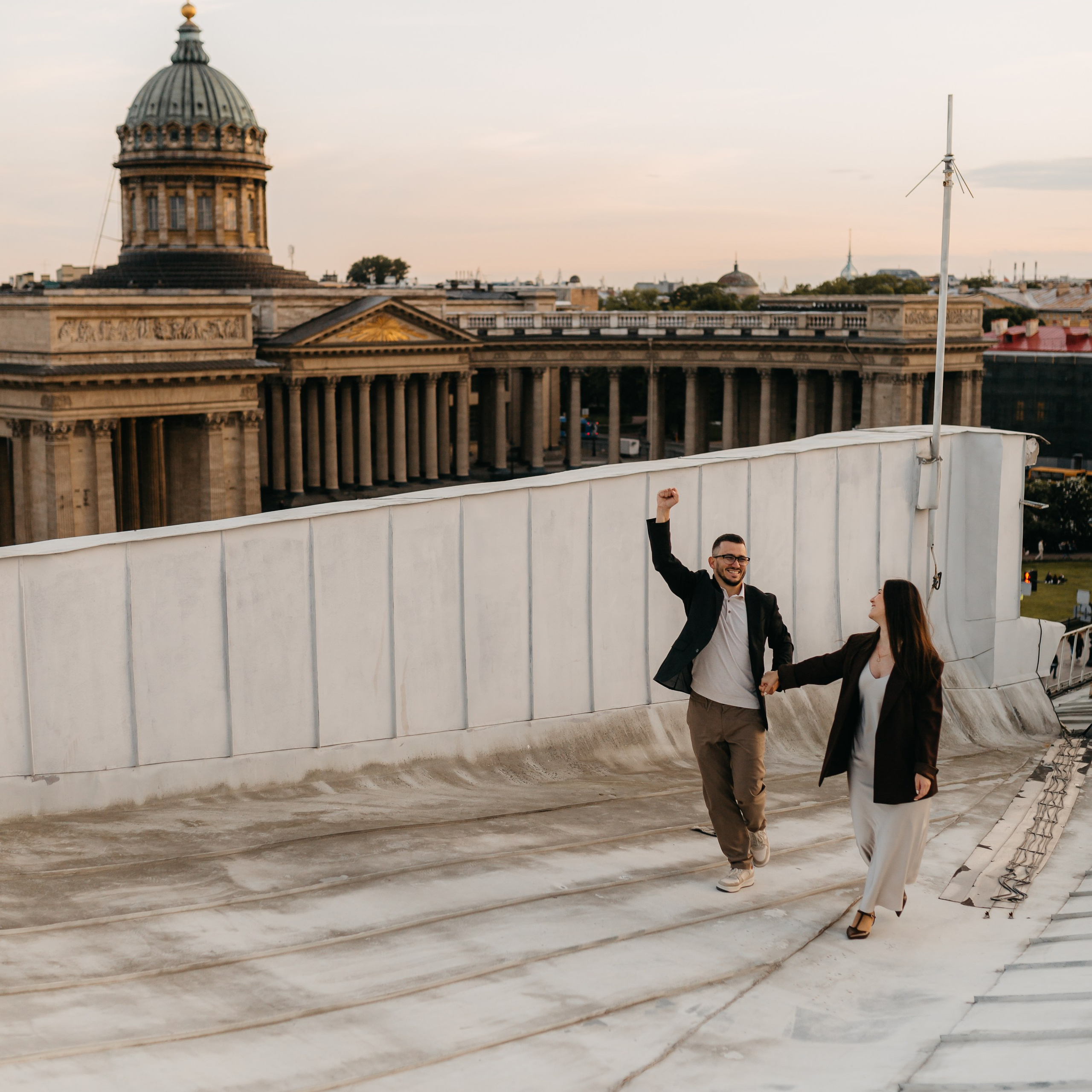 LoveStory на крышах Питера
