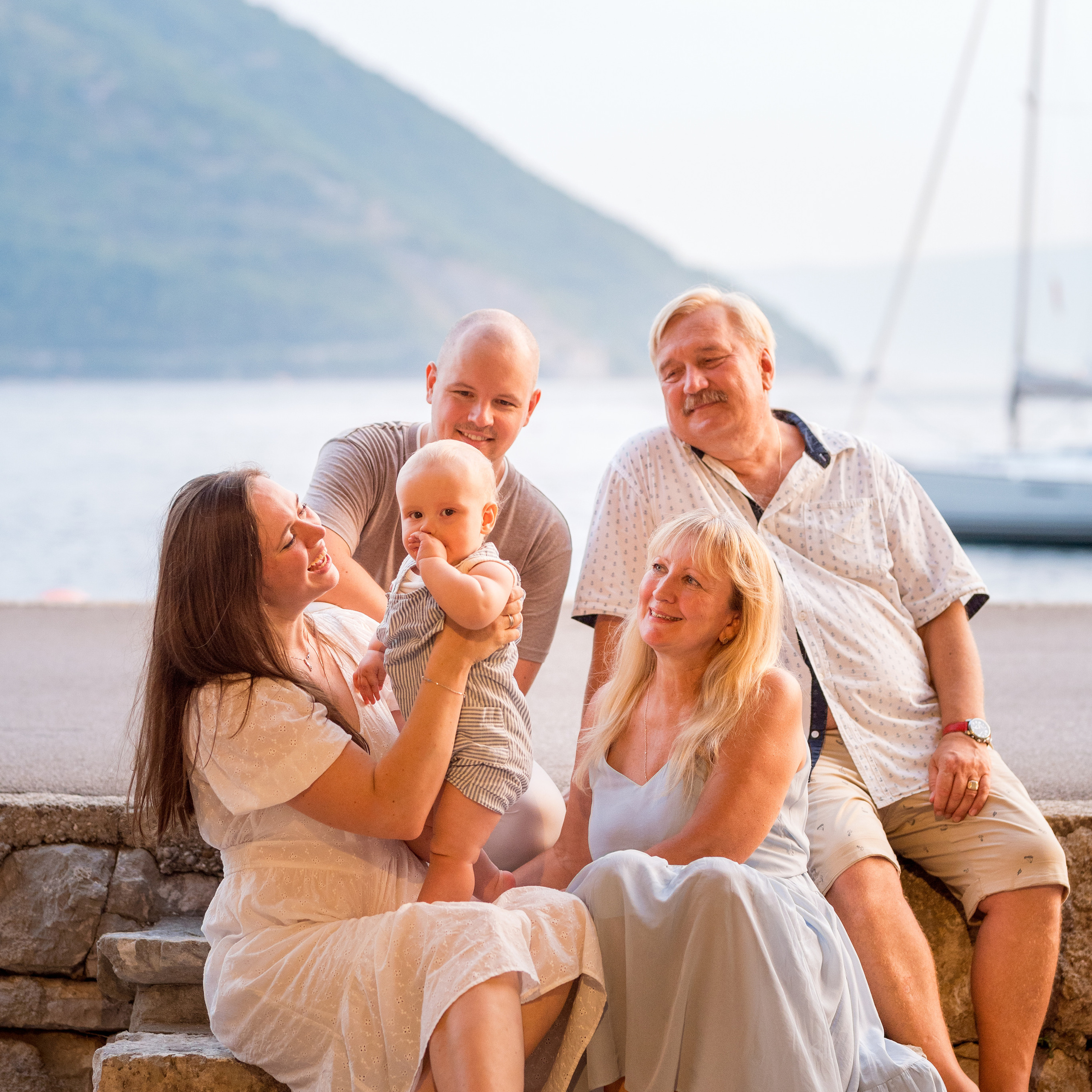 Family photoshoot in&nbsp;Perast Montenegro