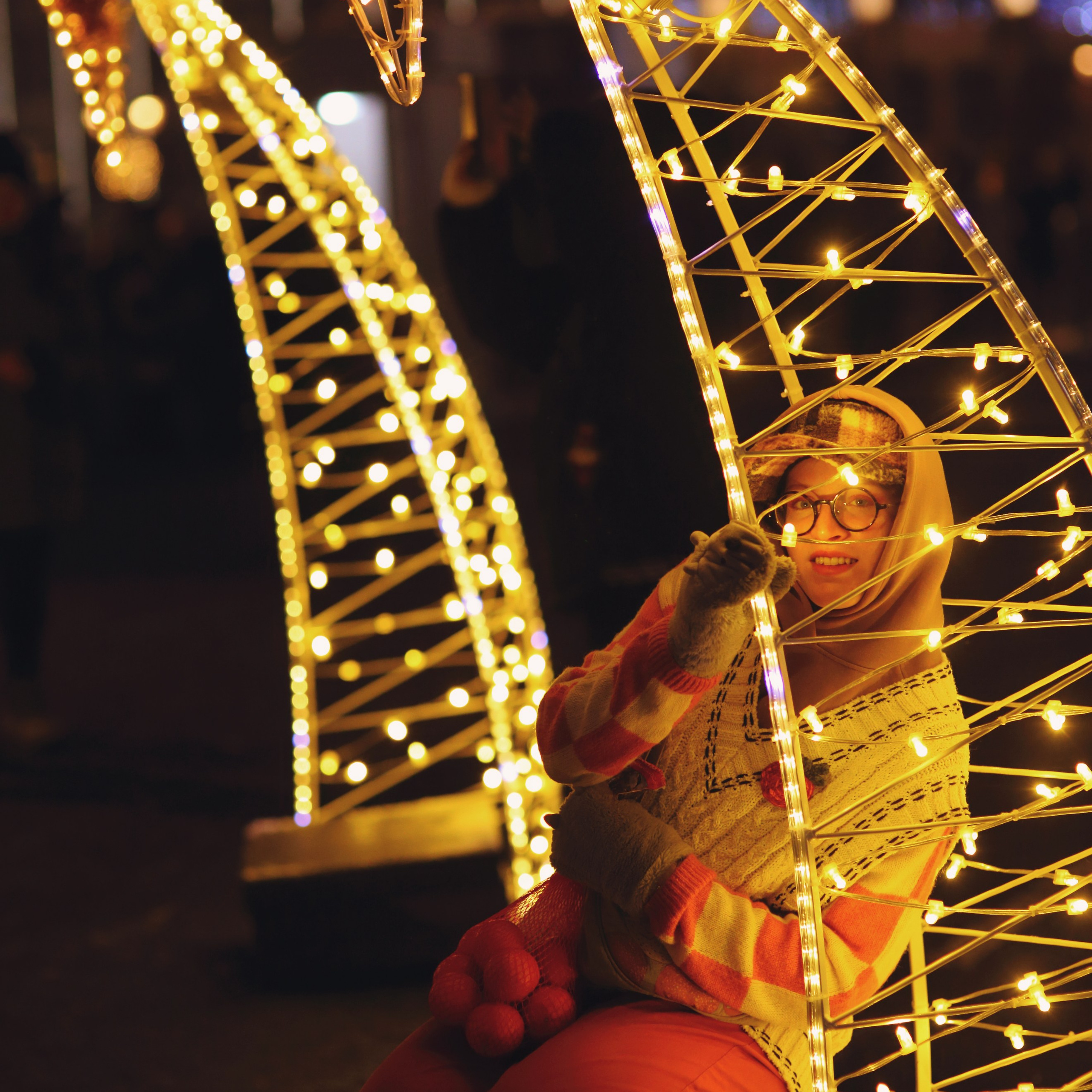 Новогодняя фотосессия в городе