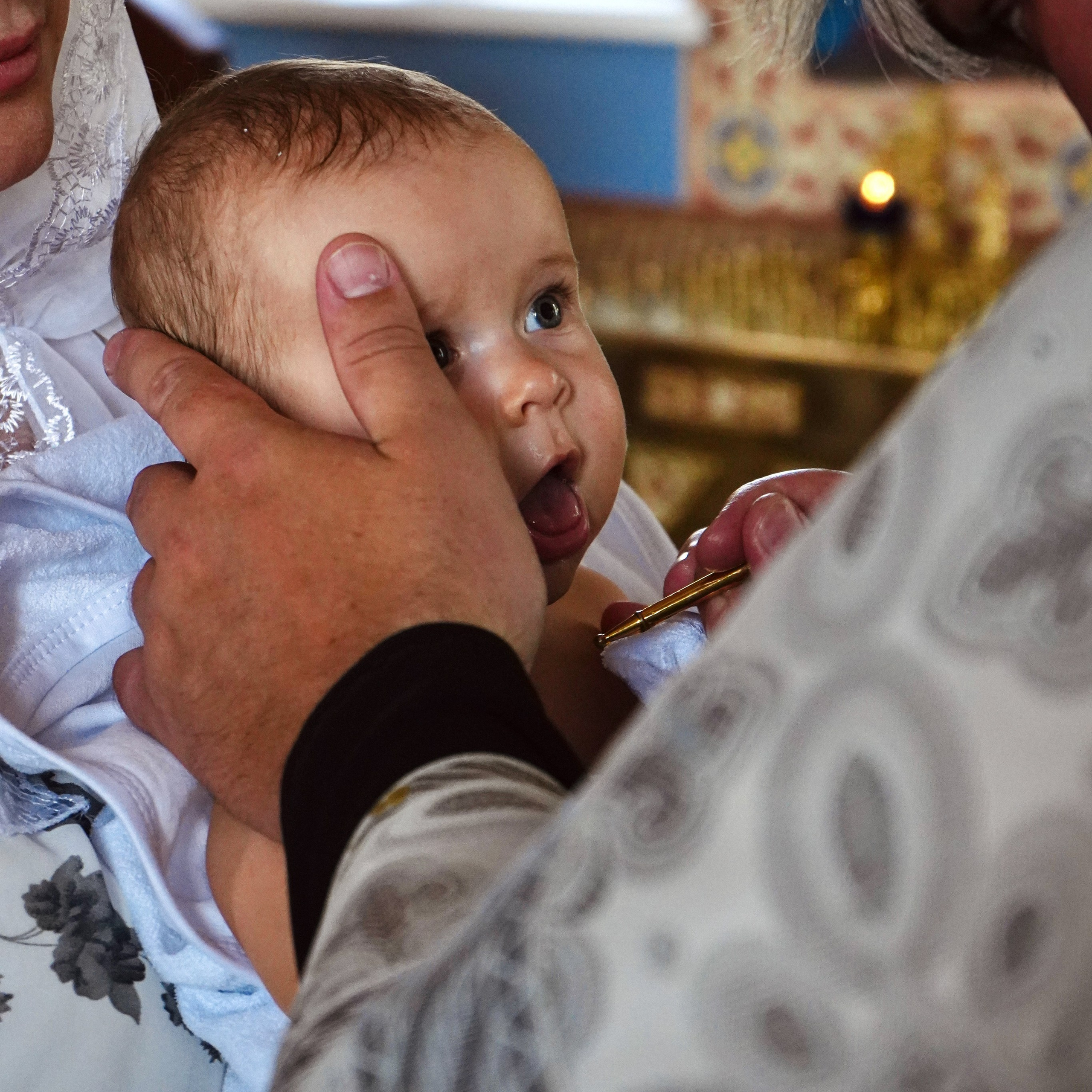 Таинство крещения Аксиньи