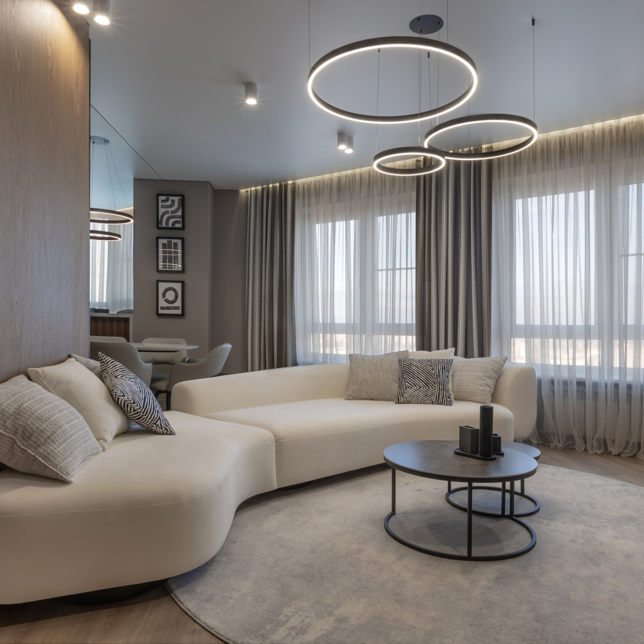 Квартира с дизайнерским ремонтом