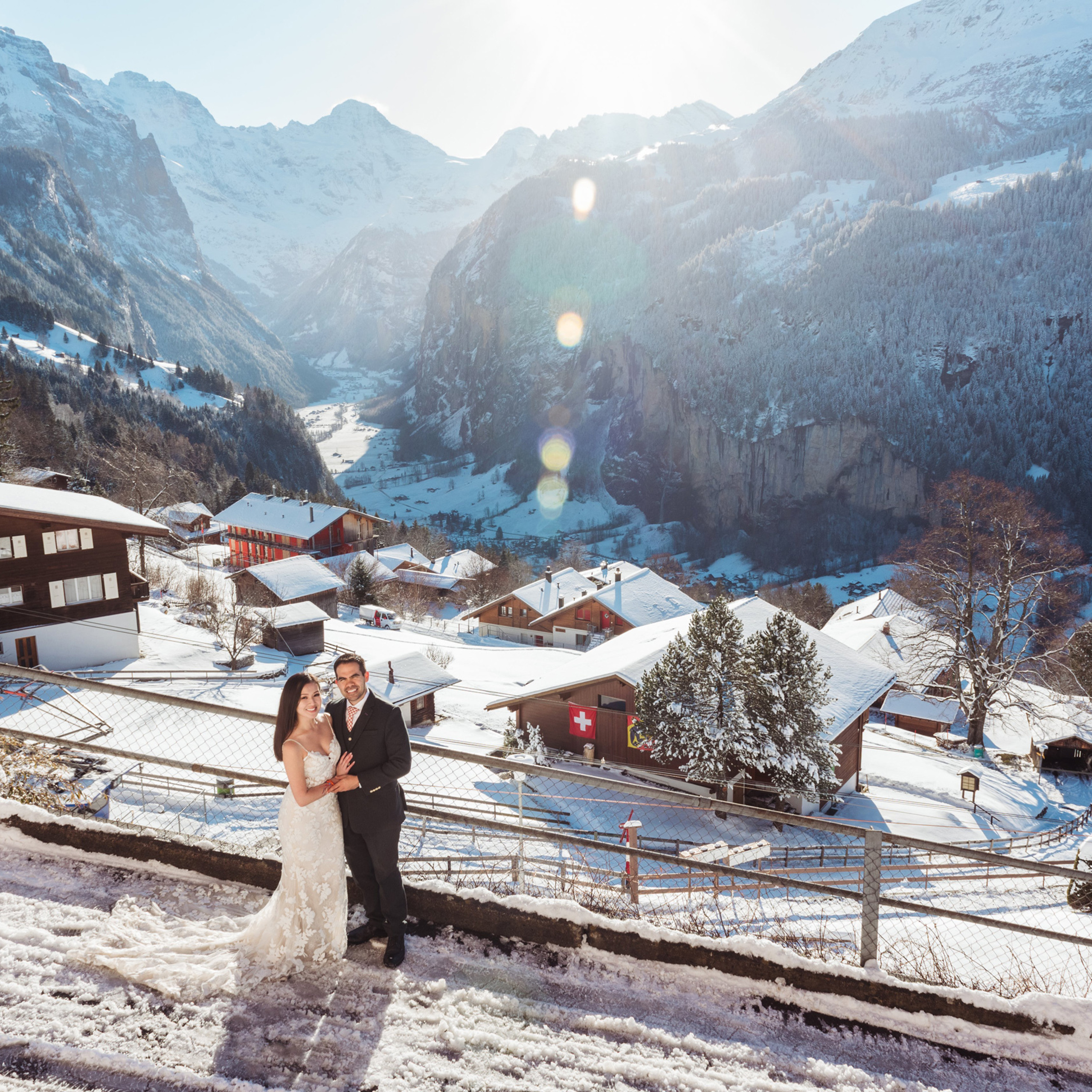 Linda & Troy (Лаутербруннен, Швейцария)