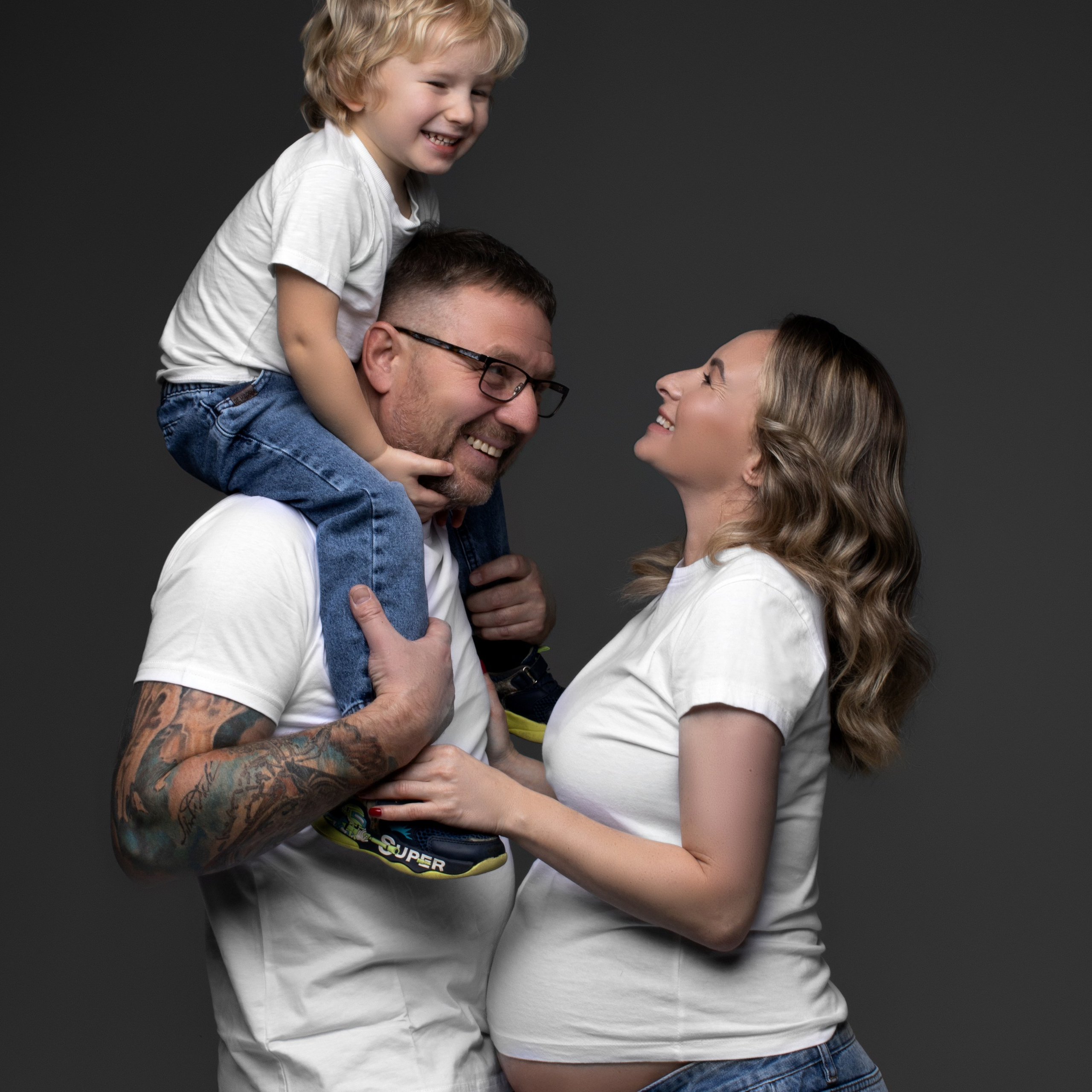 семейная фотосессия беременной