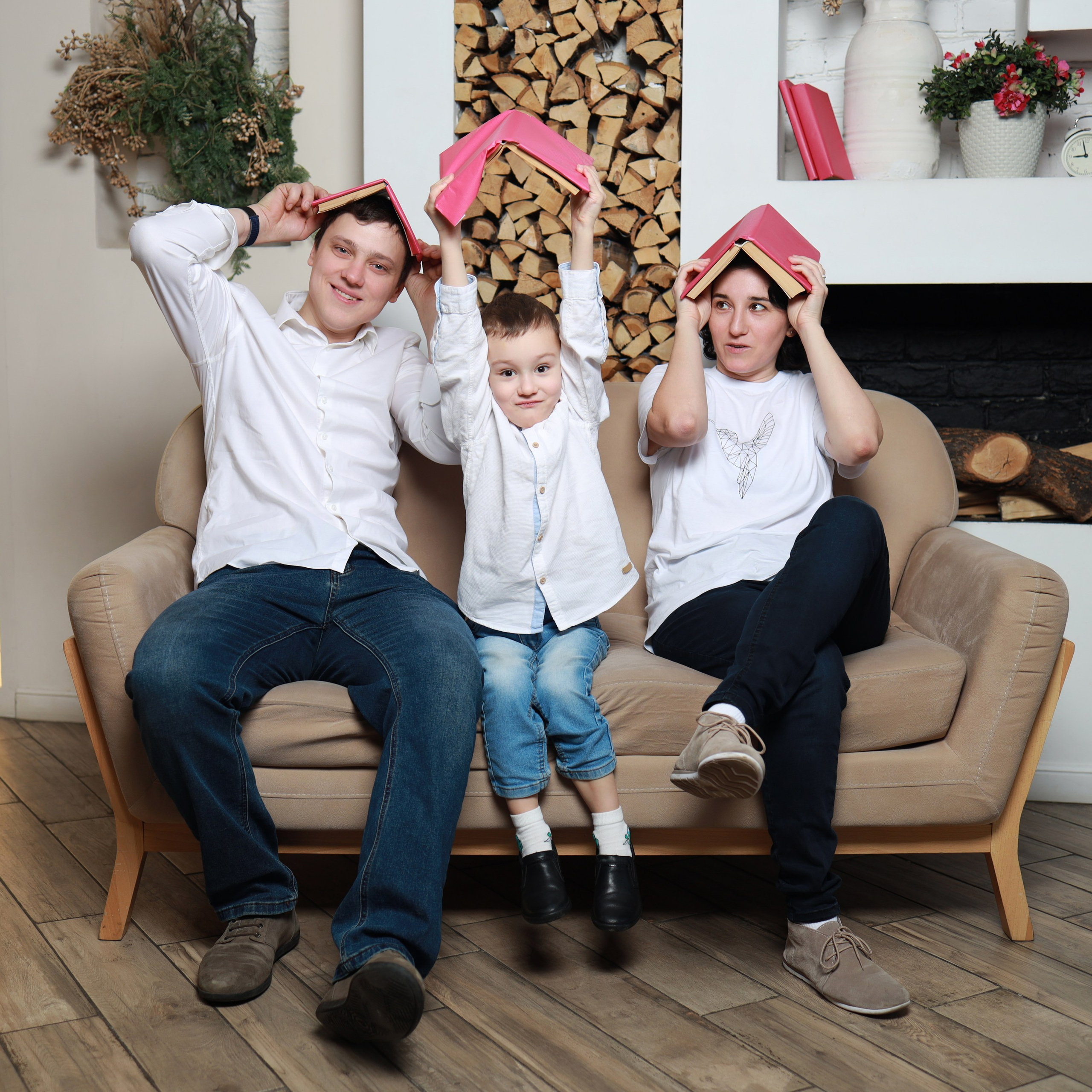 Фотосессия Марии, Игоря и Андрея