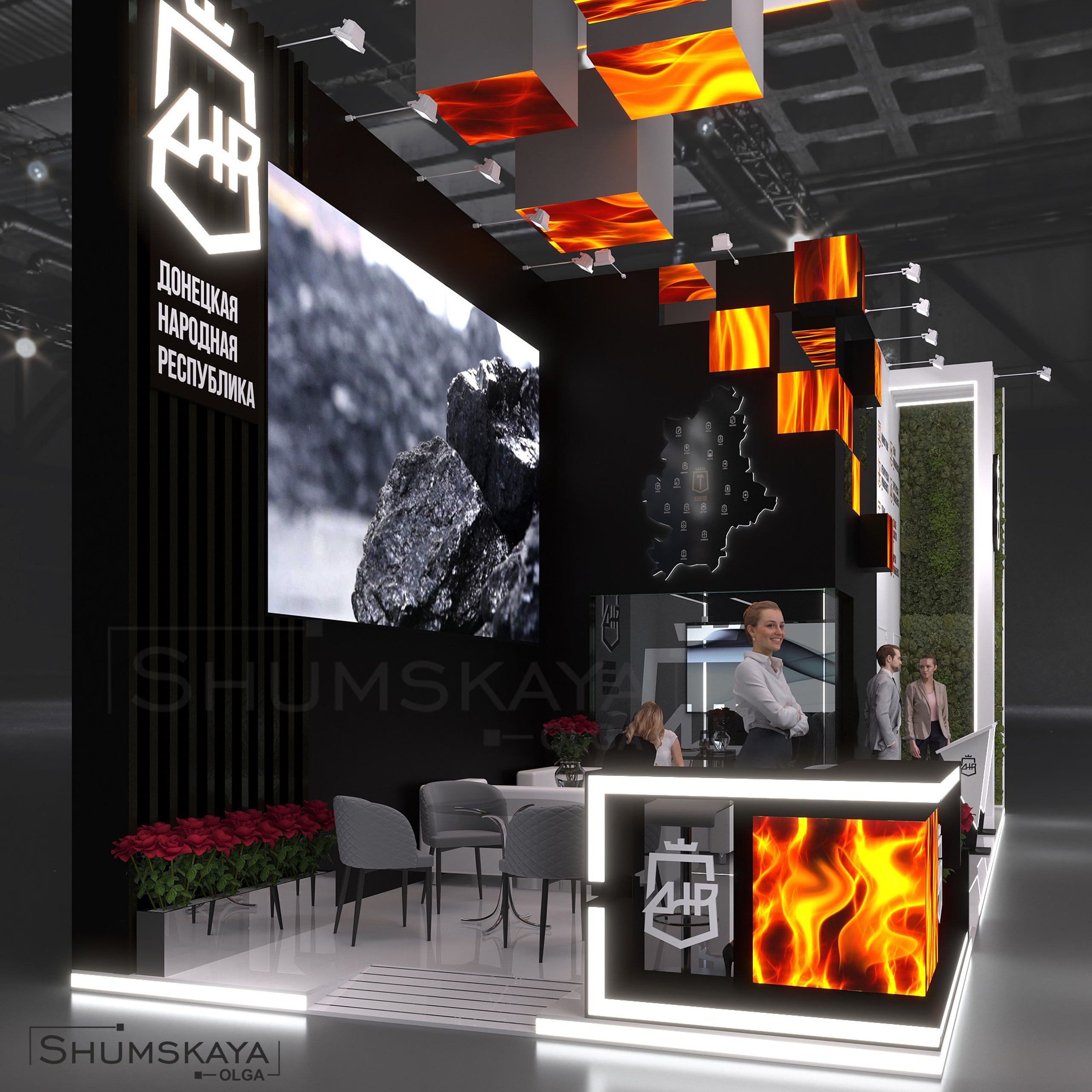 ДИЗАЙН ВЫСТАВОЧНОГО СТЕНДА. ДНР