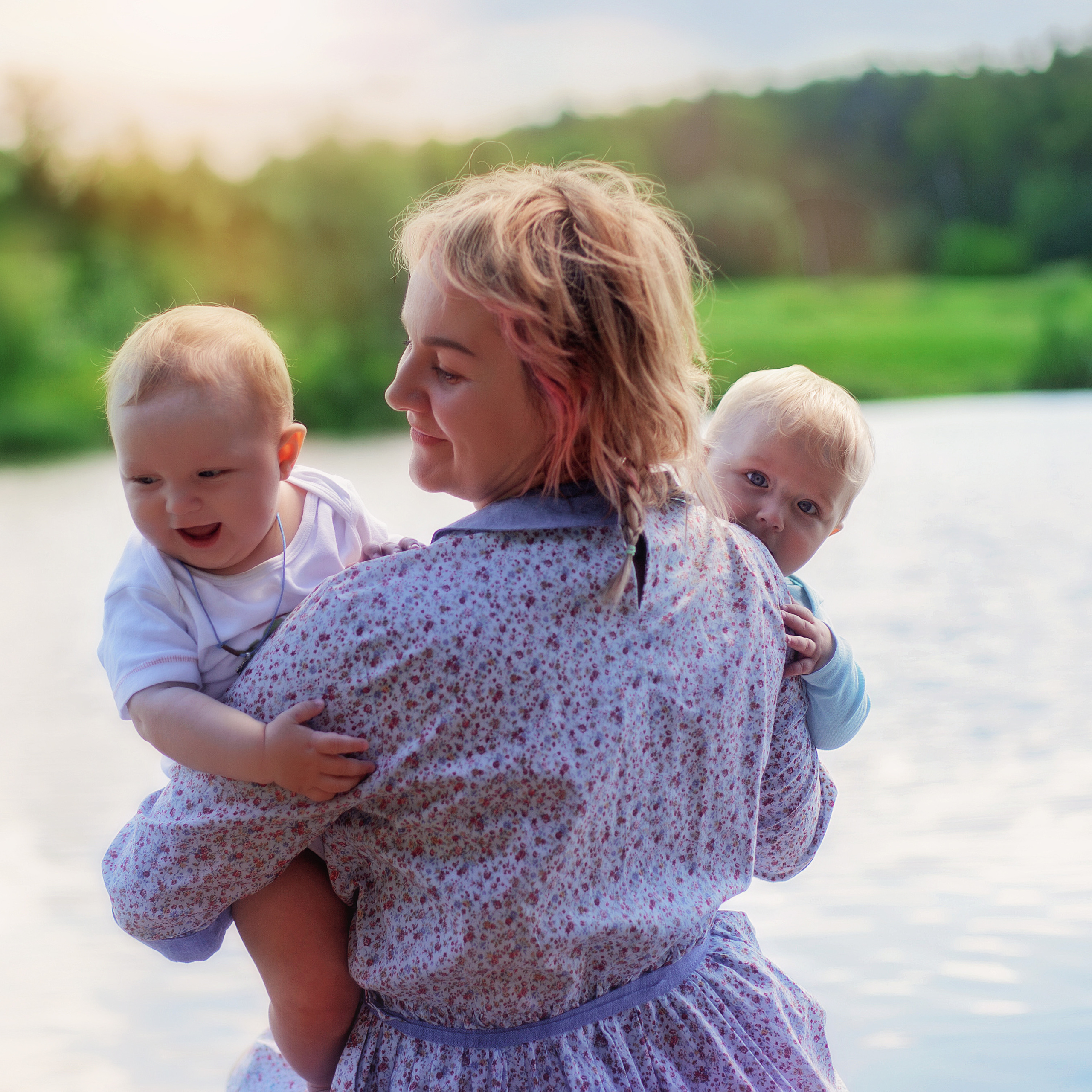 Семейная фотосессия Оксаны и ёё мальчишек