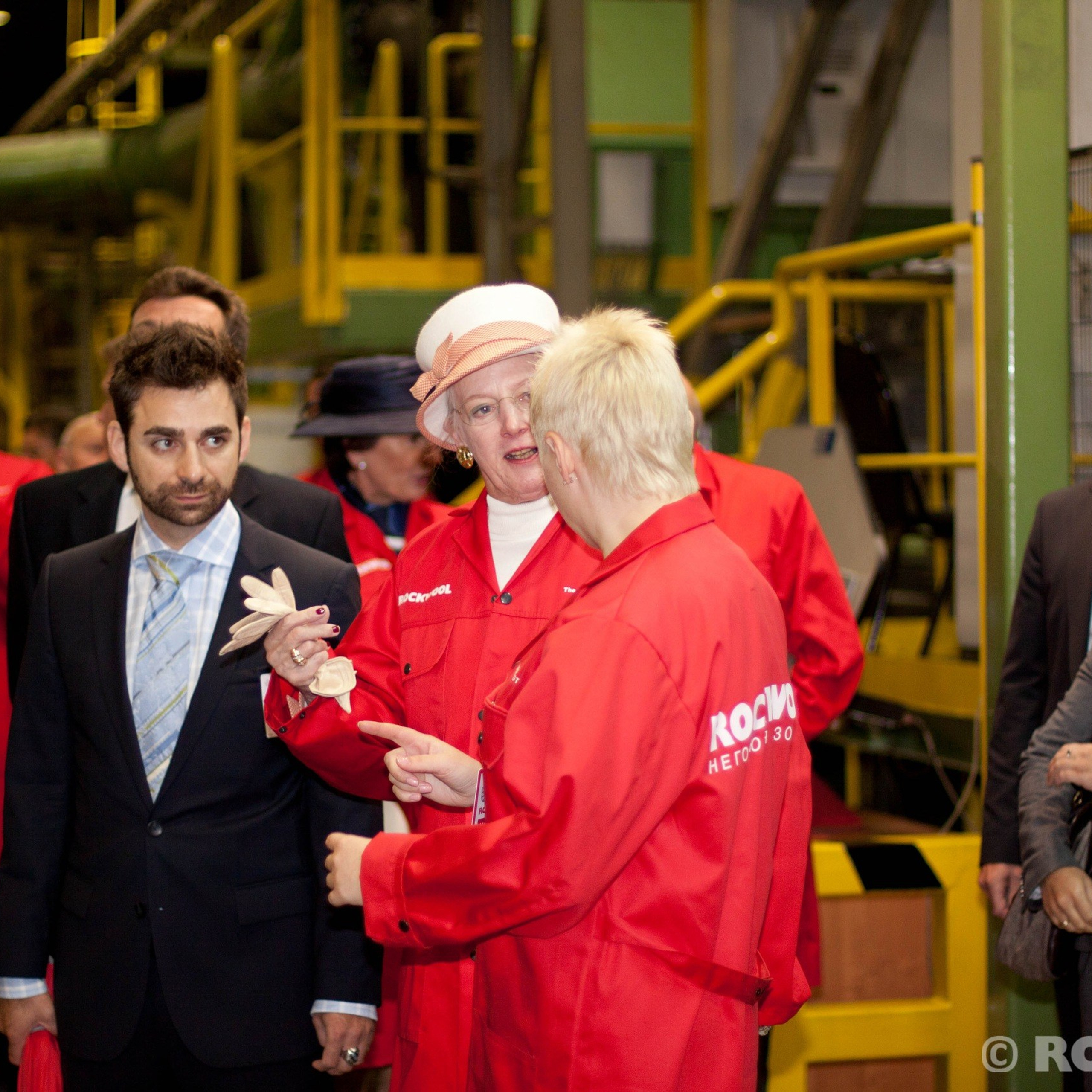 Визит Ее Величества Королевы Дании, Маргрете II на завод компании ROCKWOOL. Photomantis