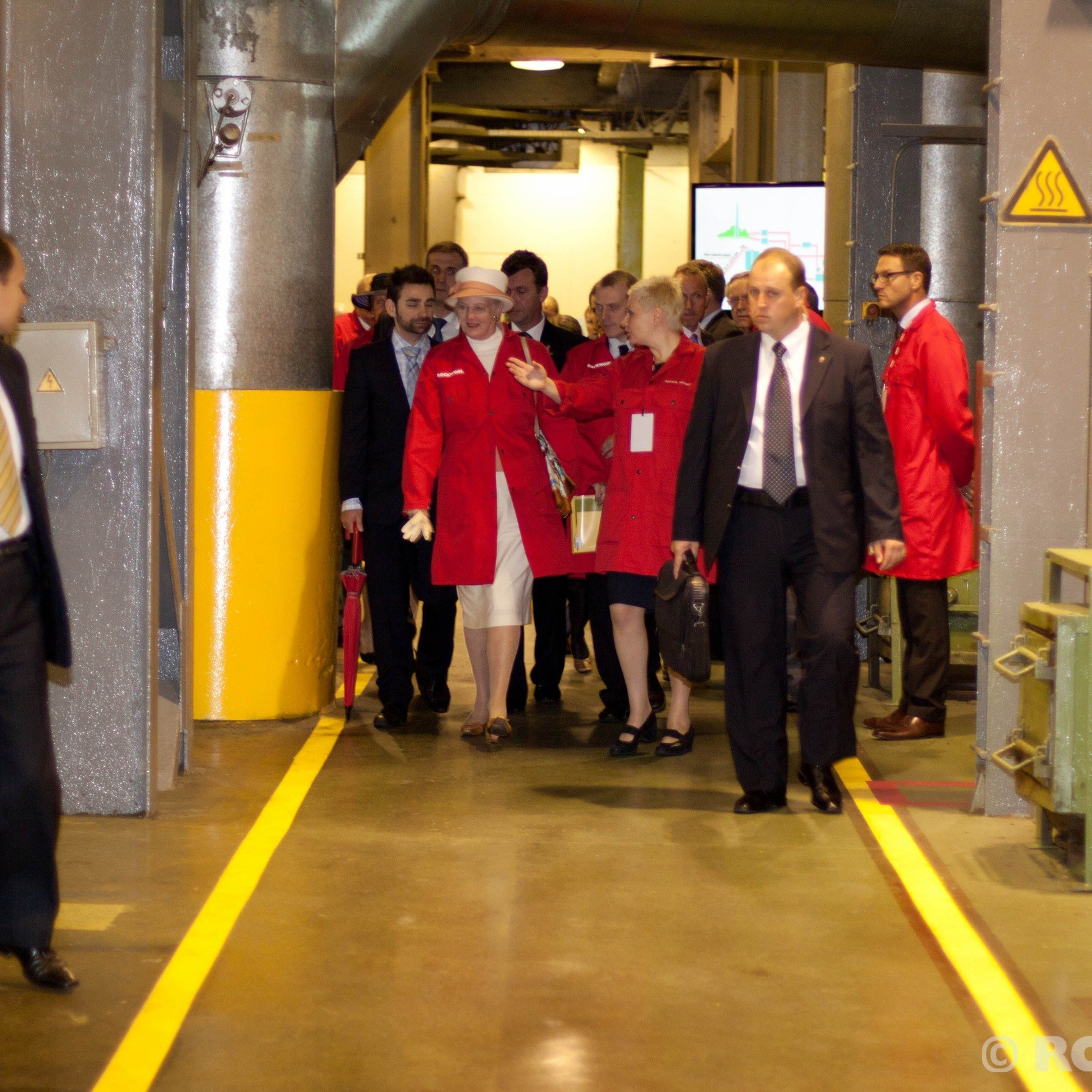 Визит Ее Величества Королевы Дании, Маргрете II на завод компании ROCKWOOL. Photomantis