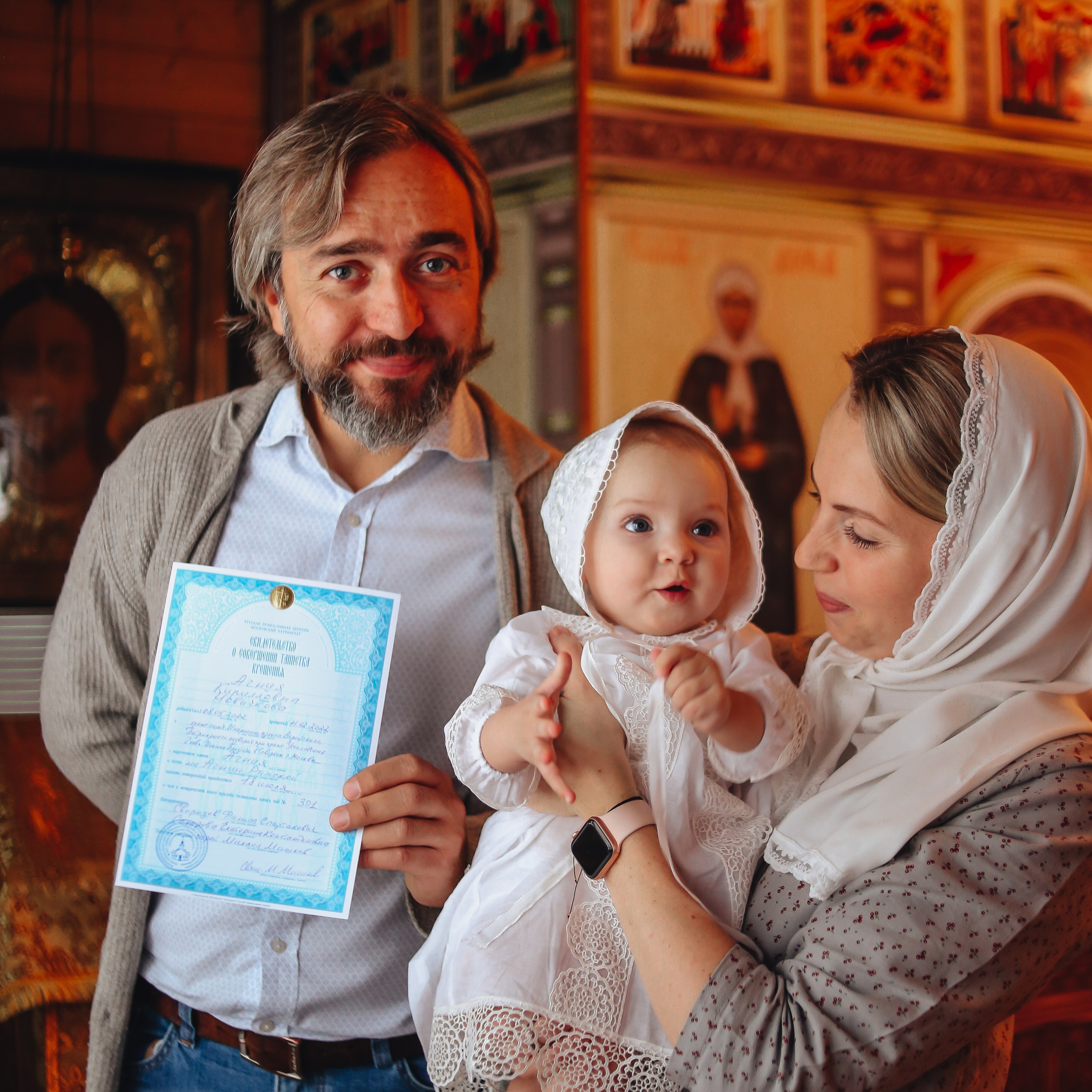 Таинство Крещения. Фотограф в Москве