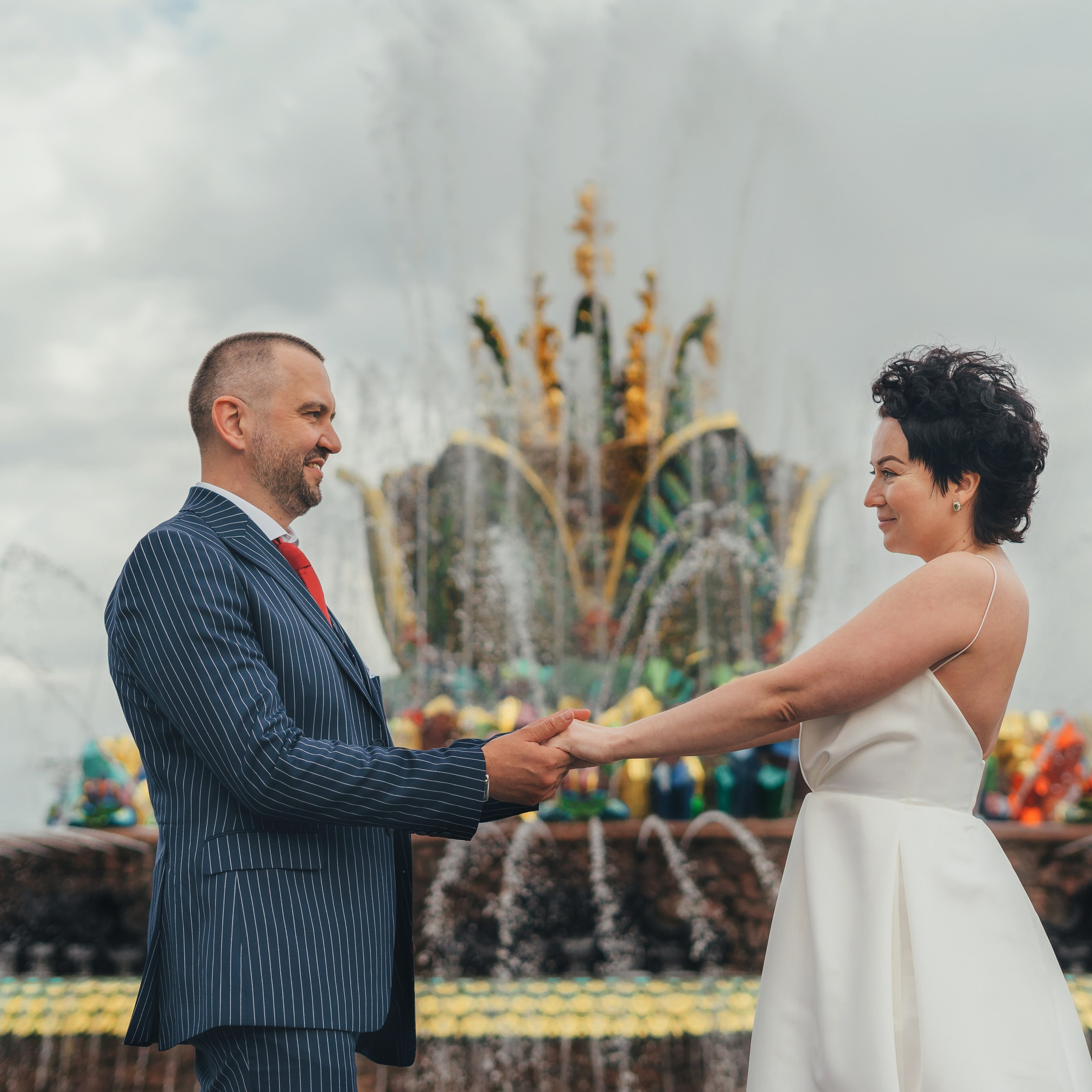 Ольга и Андрей, ЗАГС Железнодорожный, ВДНХ ресторан Московское небо