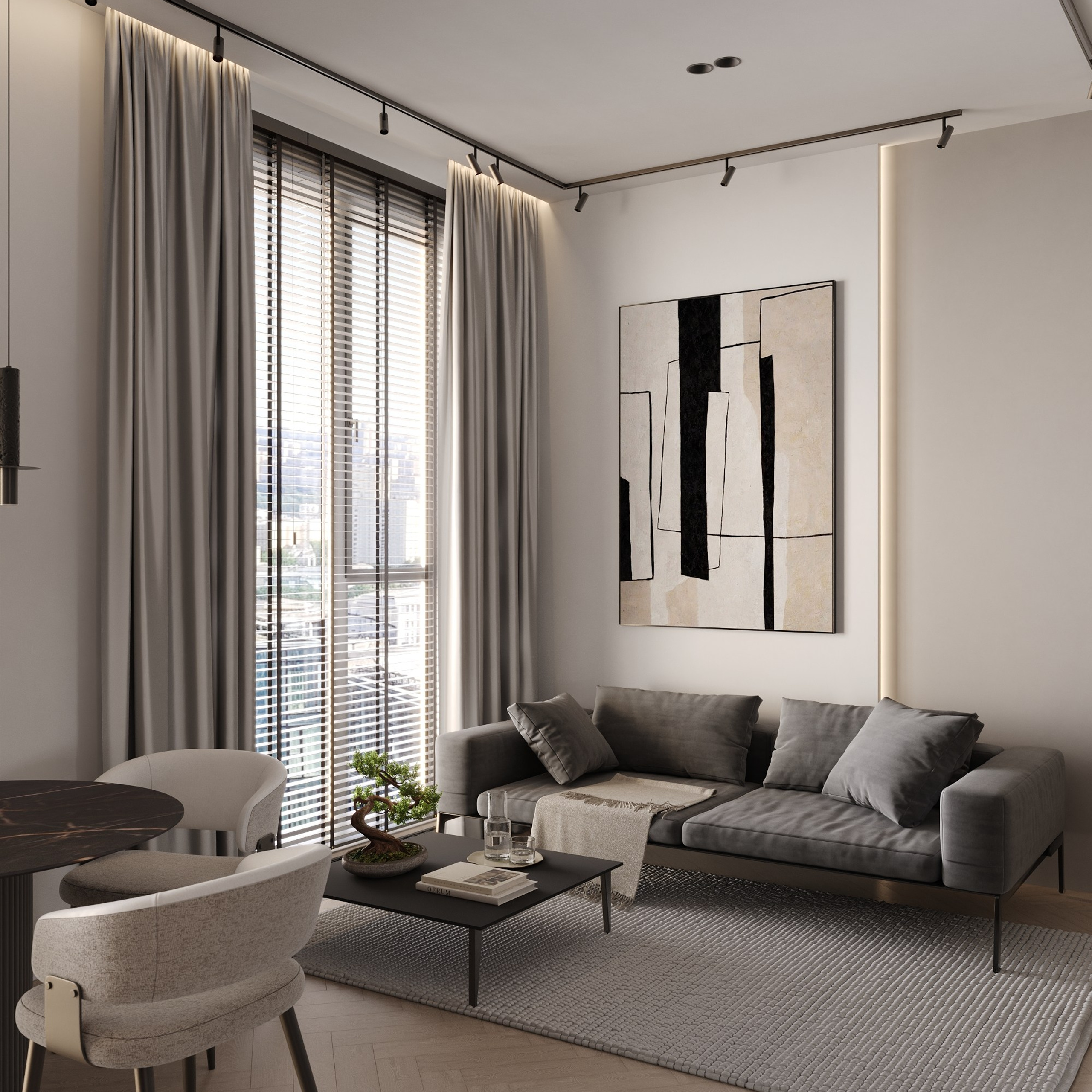 Москва, Причальный пр. 10. 3d визуализатор интерьера Нургалиева Диана