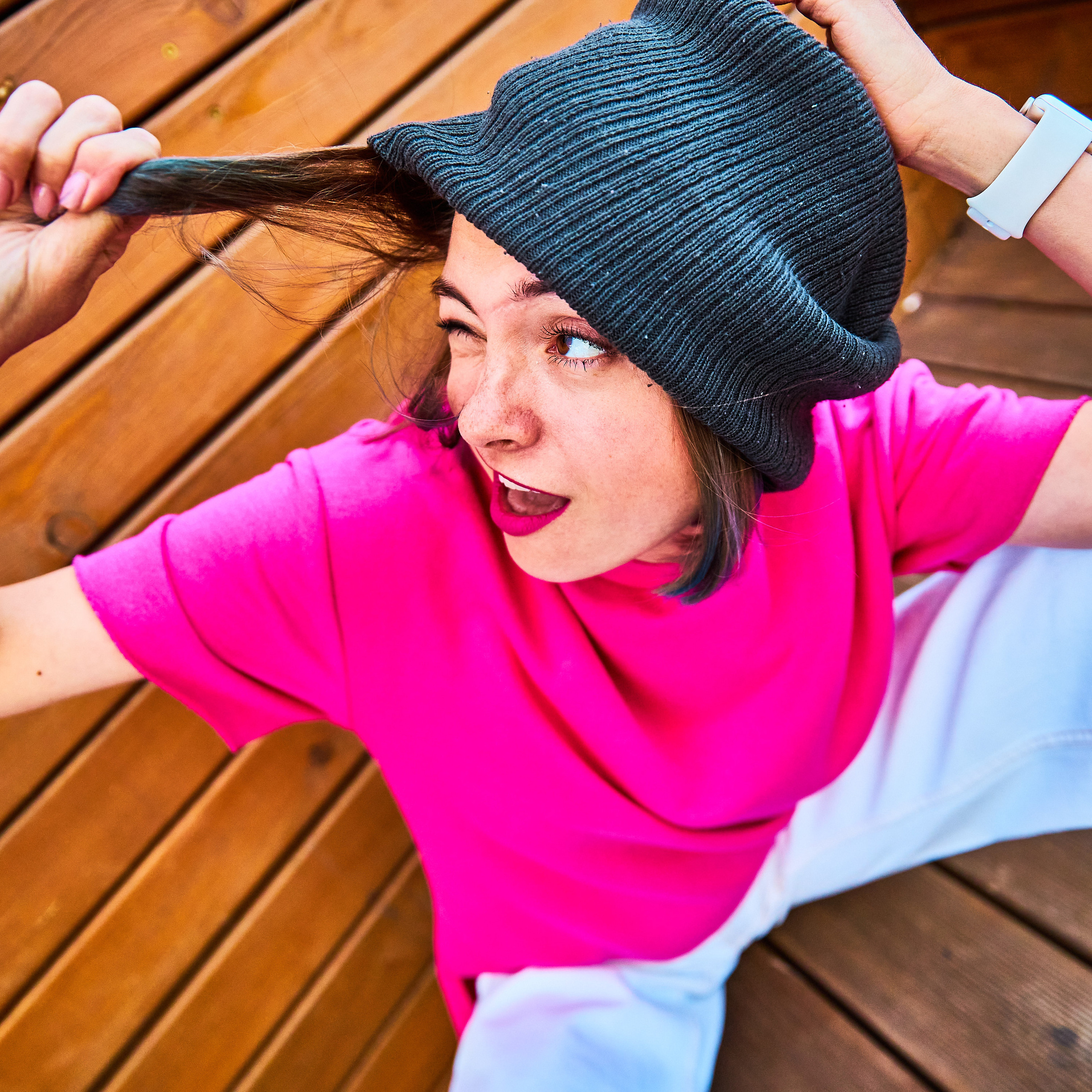 Катя в розовом