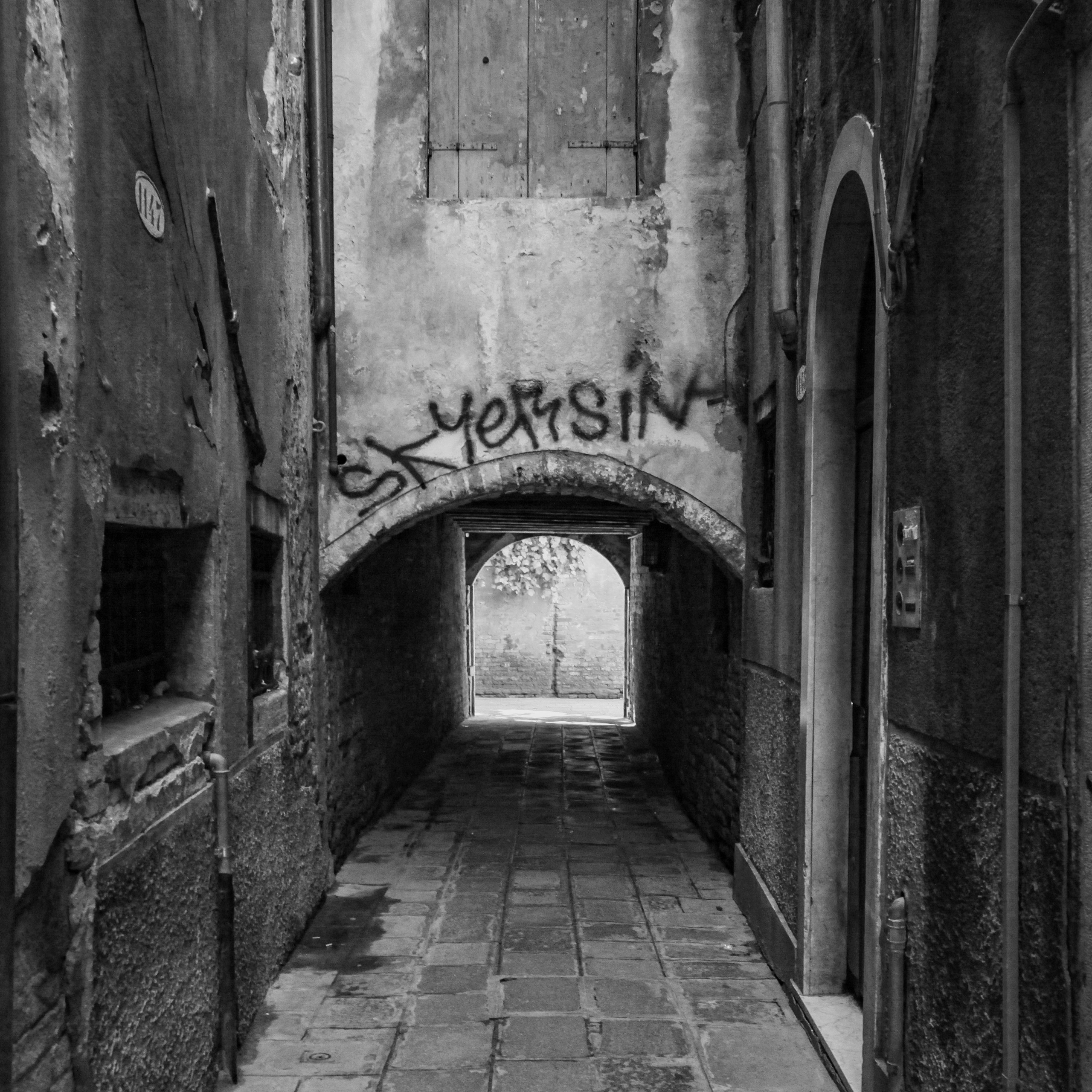 Чёрнобелая Венеция