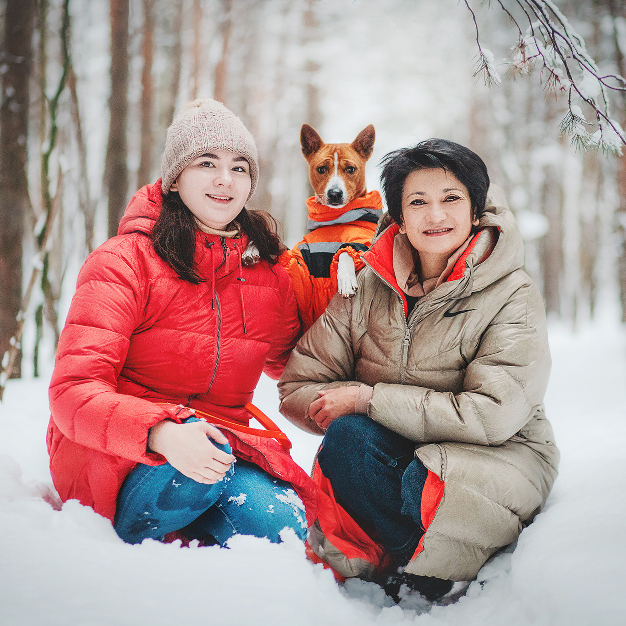 Семейная Юля, Барни и мама