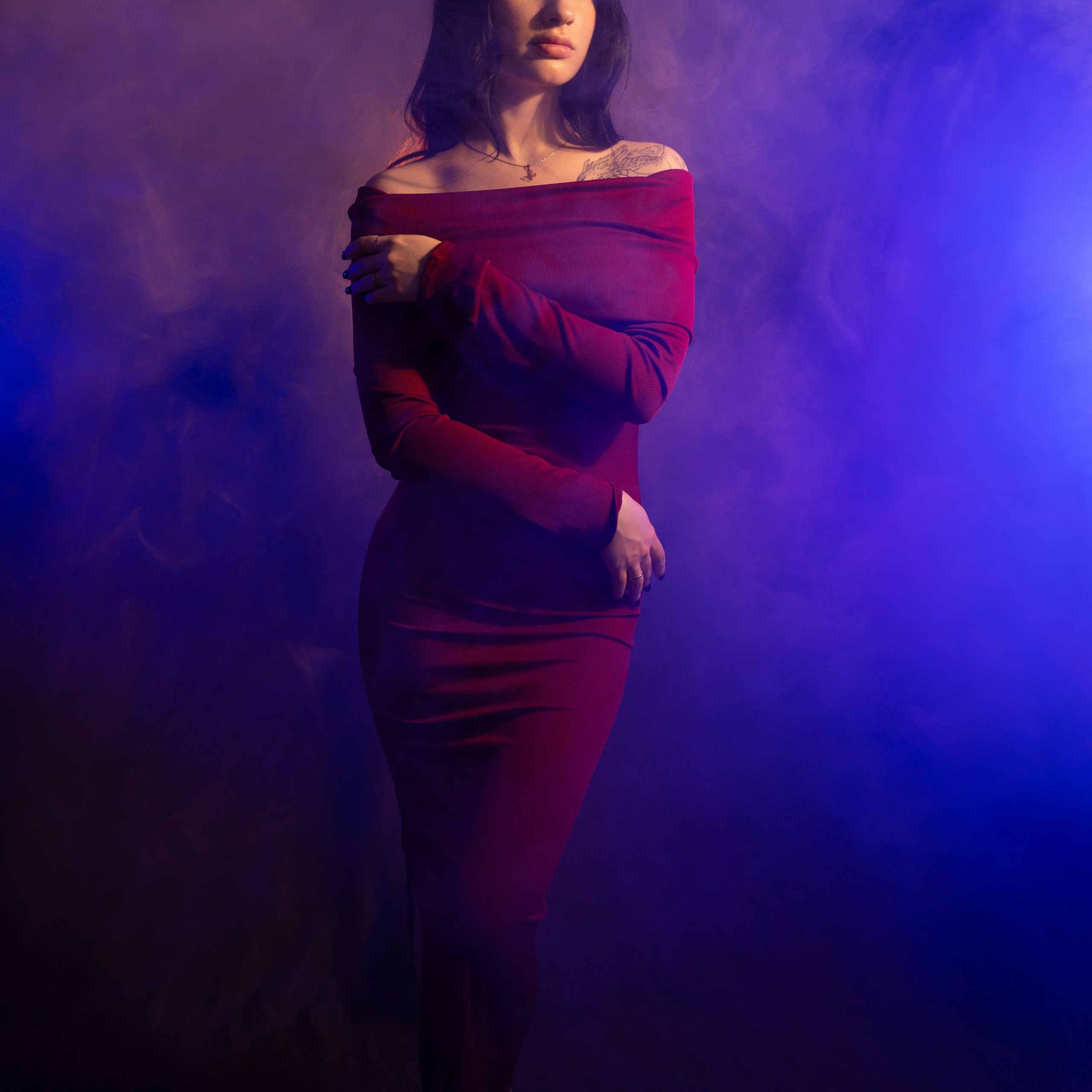 Портрет в дыму. Фотограф Николай Т