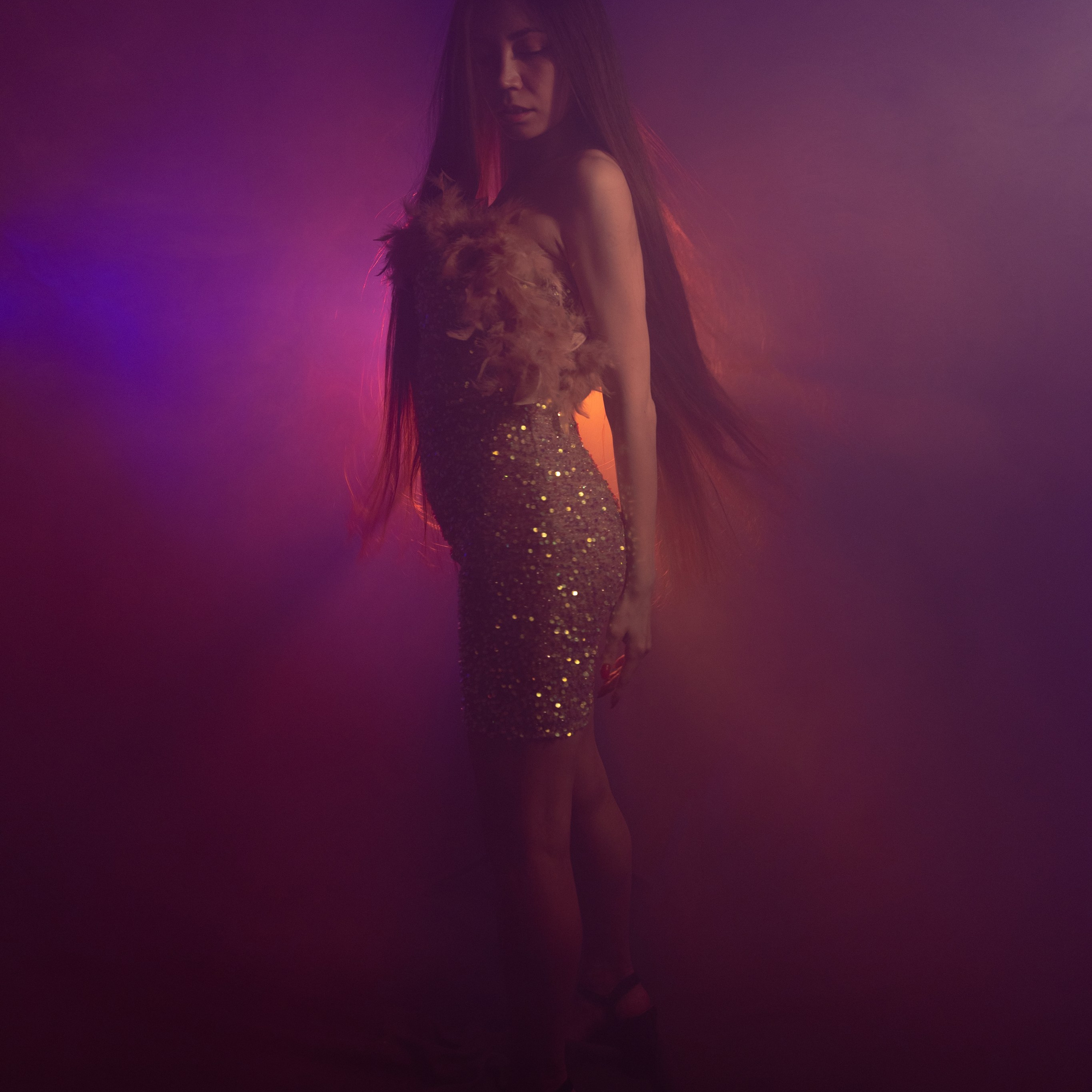 Портрет в дыму. Фотограф Николай Т