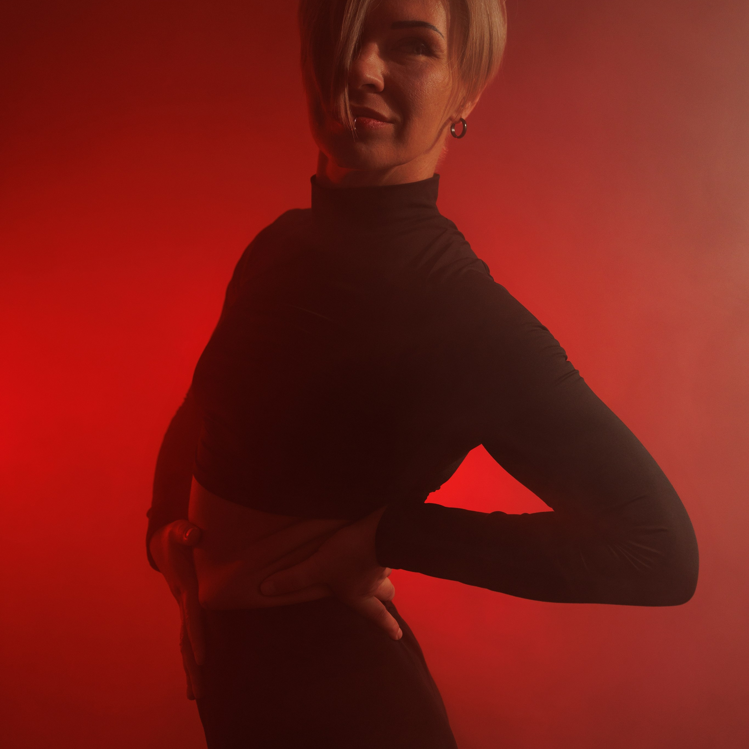 Портрет в дыму. Фотограф Николай Т