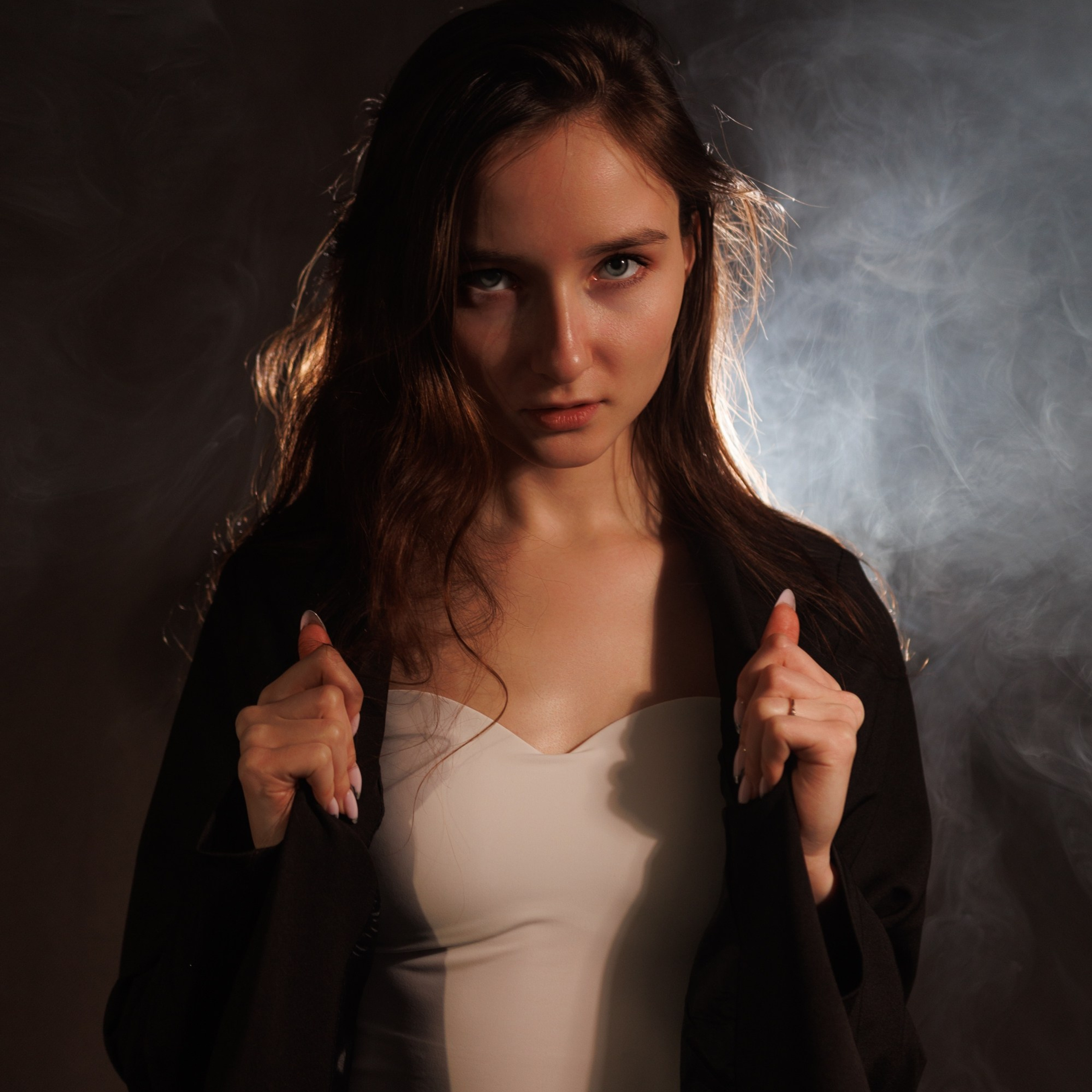 Портрет в дыму. Фотограф Николай Т