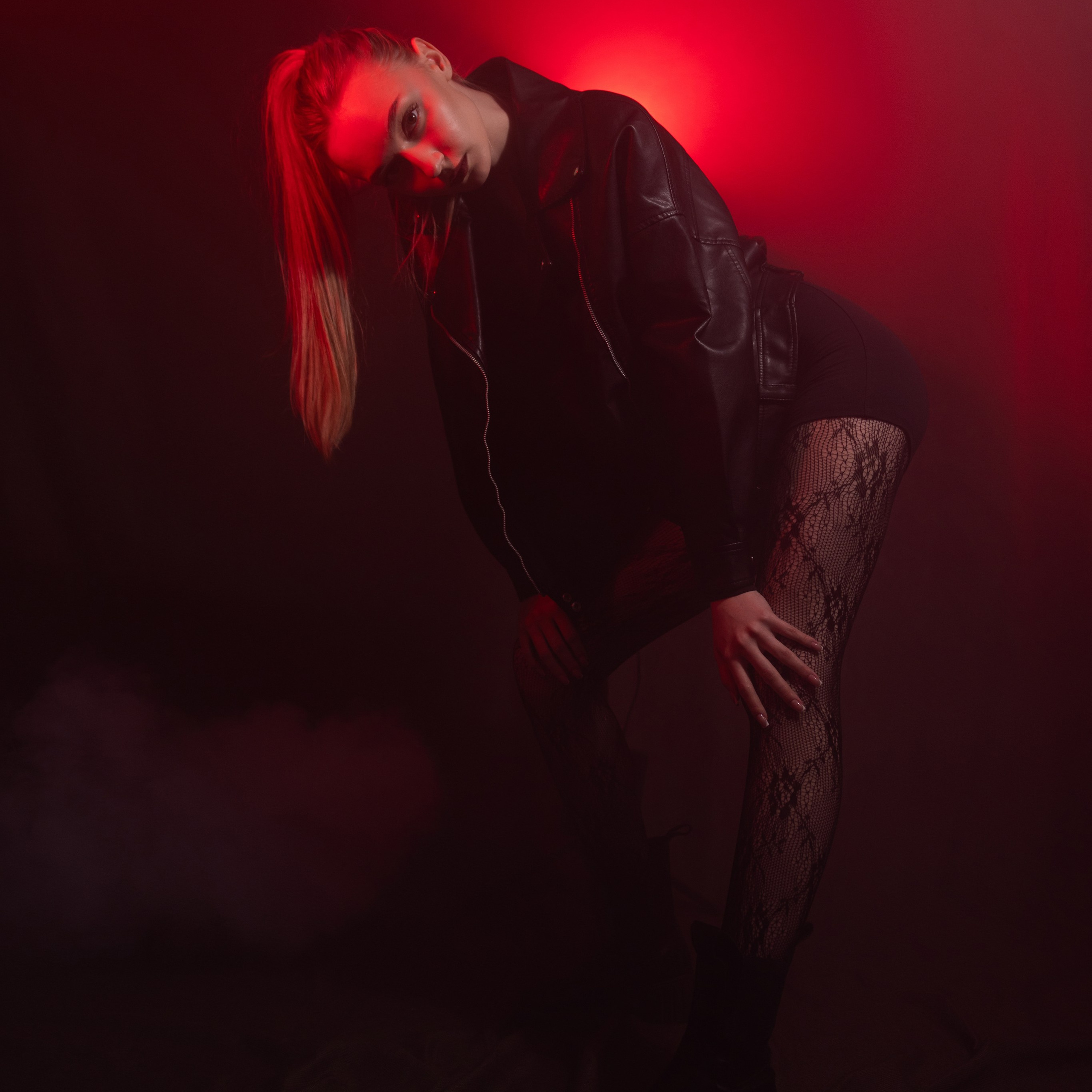 Портрет в дыму. Фотограф Николай Т