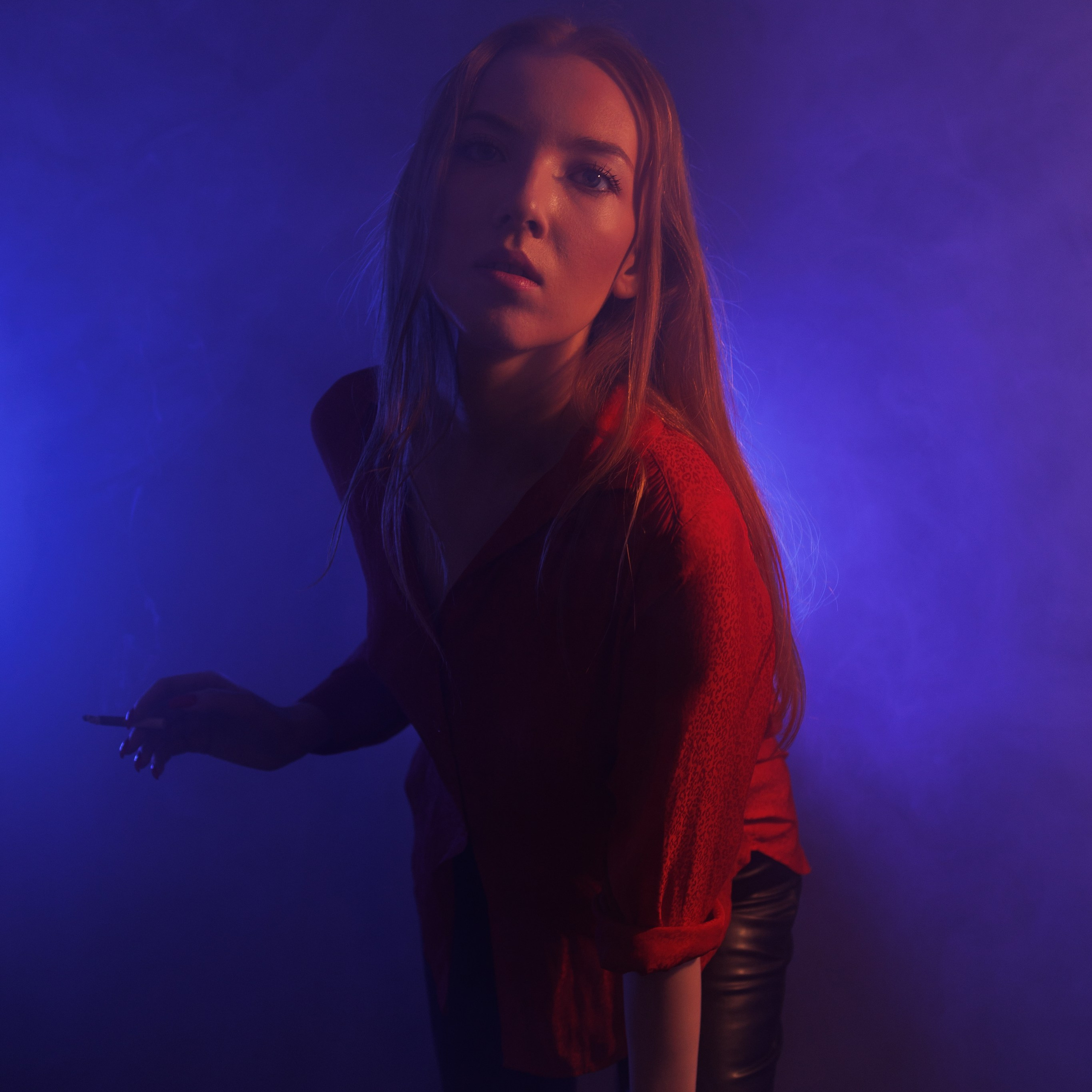 Портрет в дыму. Фотограф Николай Т